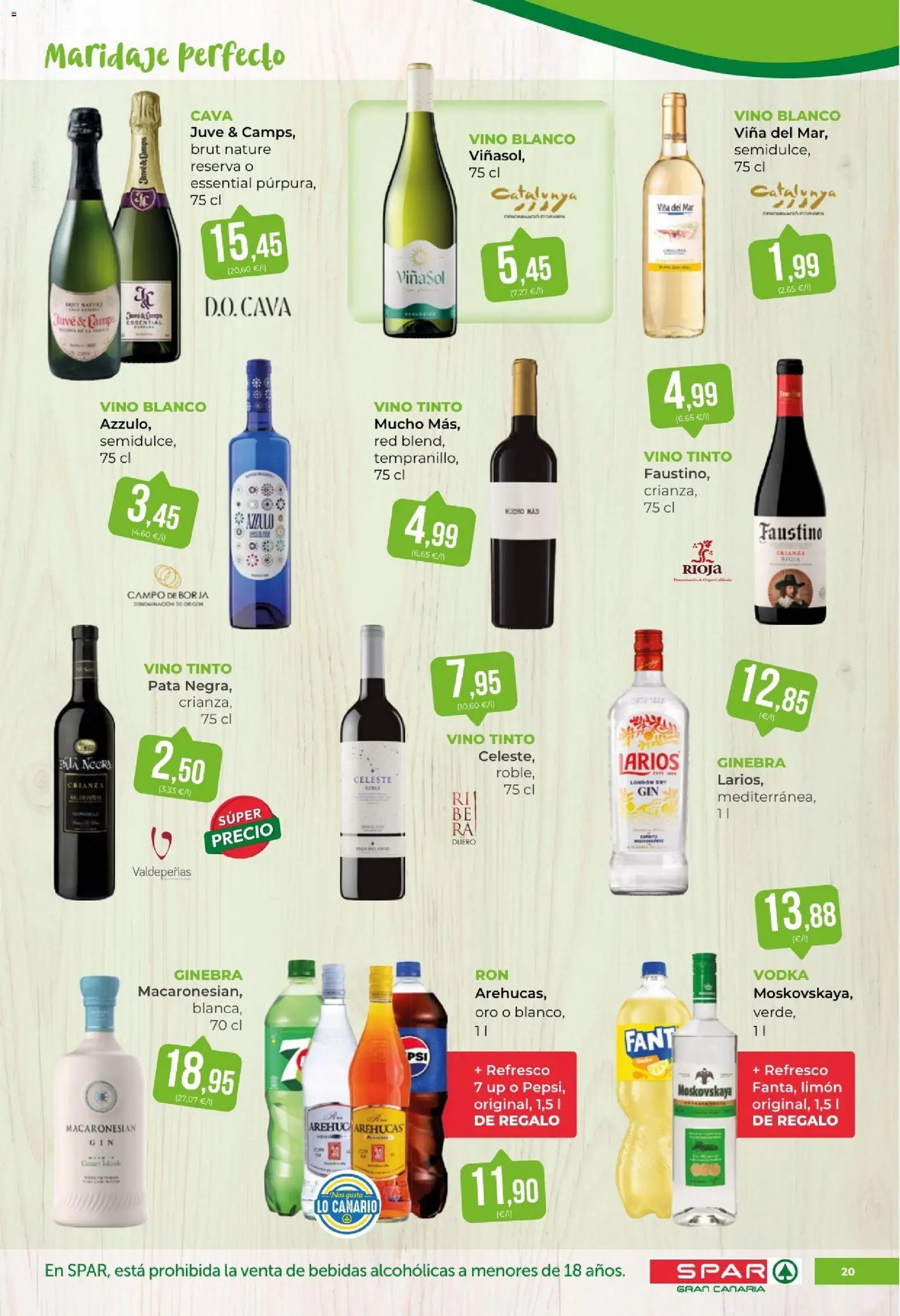 Spar folleto