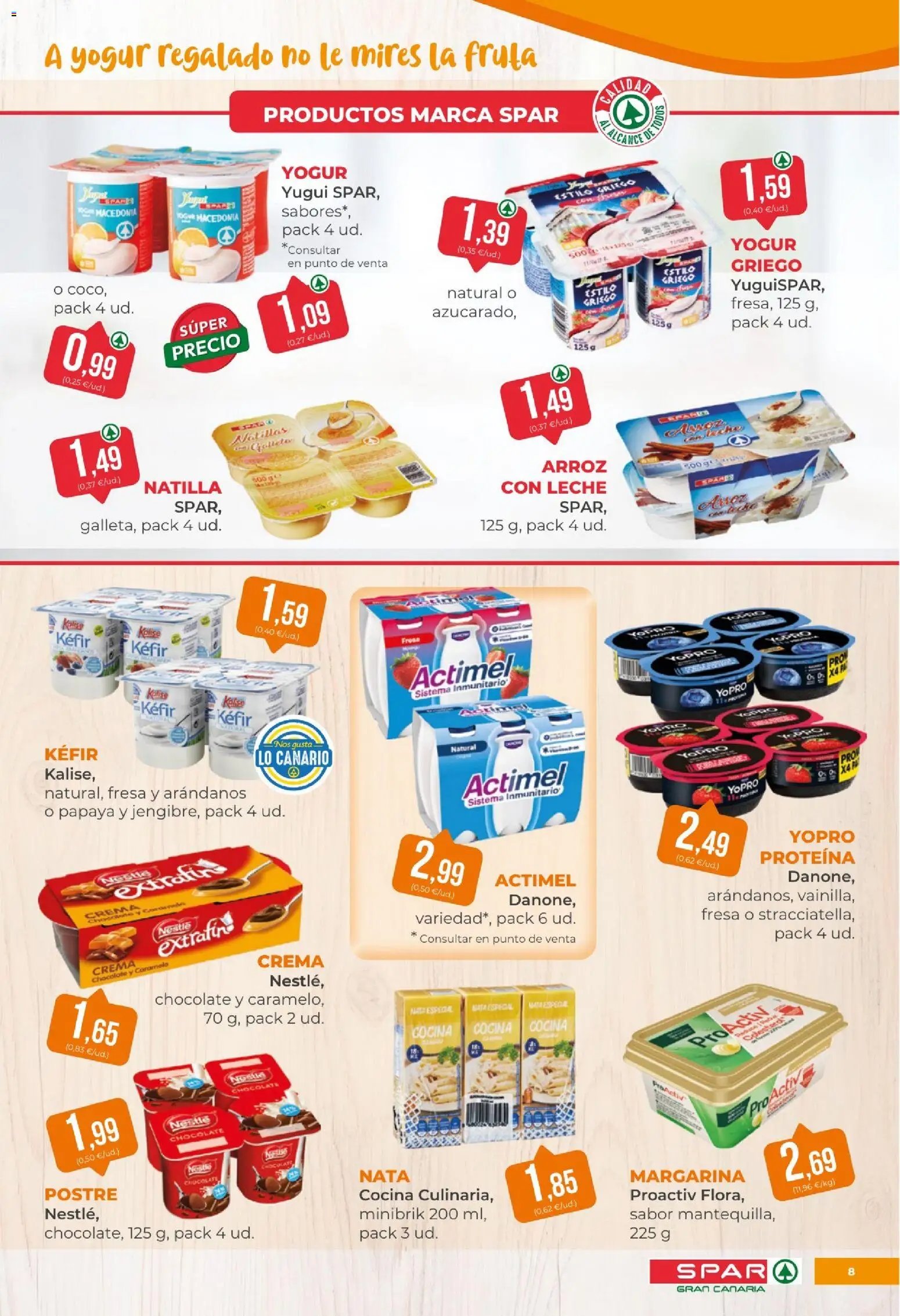Spar folleto