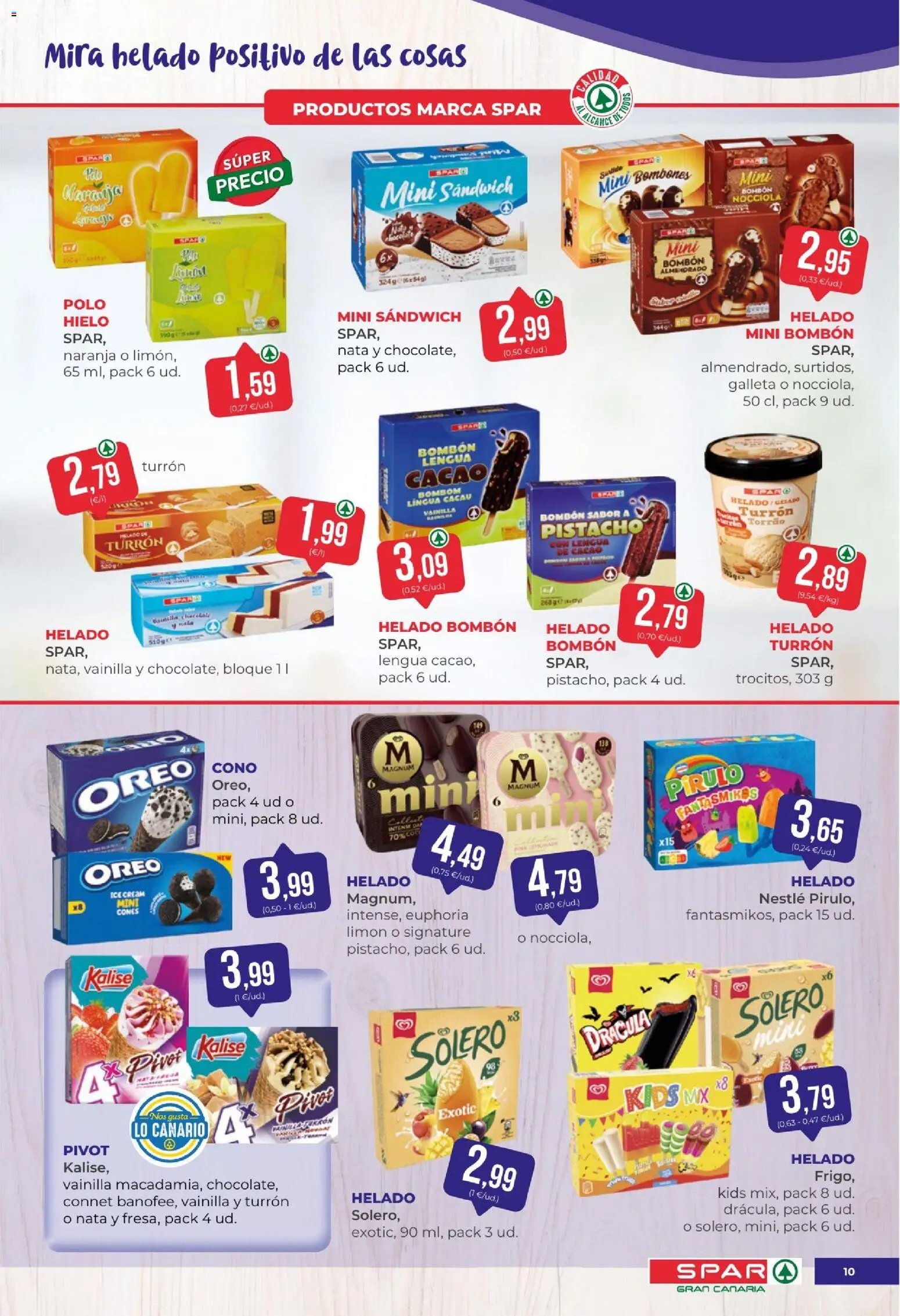 Spar folleto