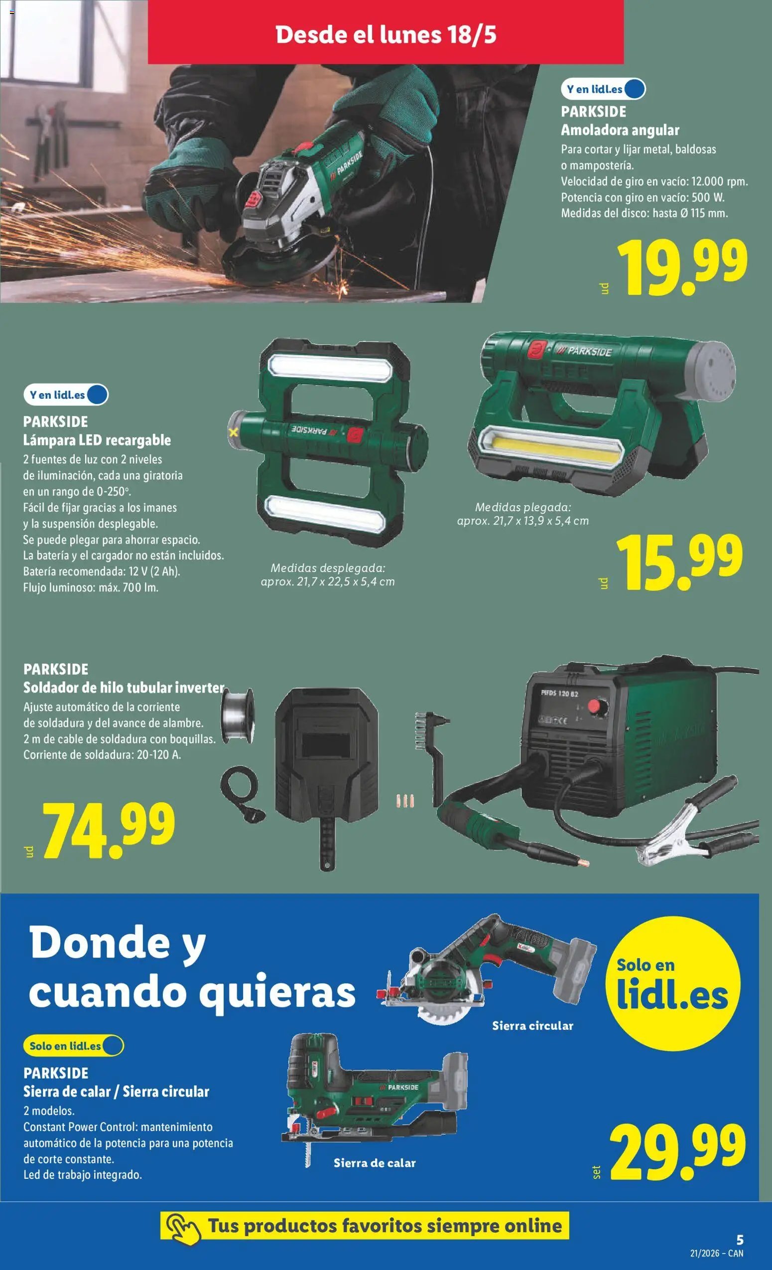 Lidl folleto de bazar