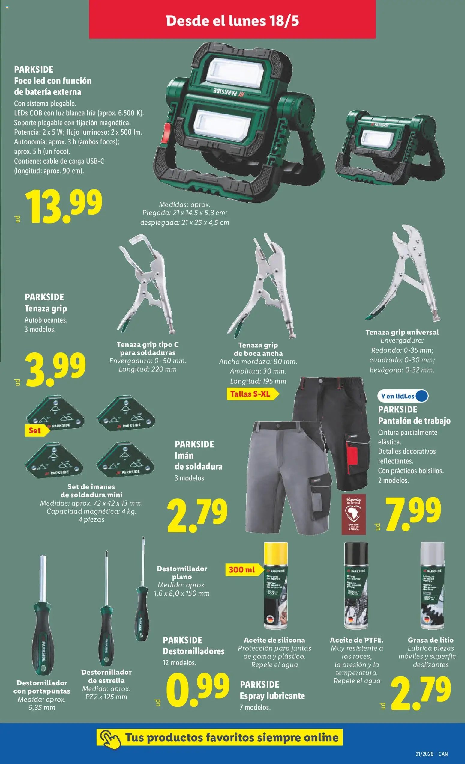 Lidl folleto de bazar