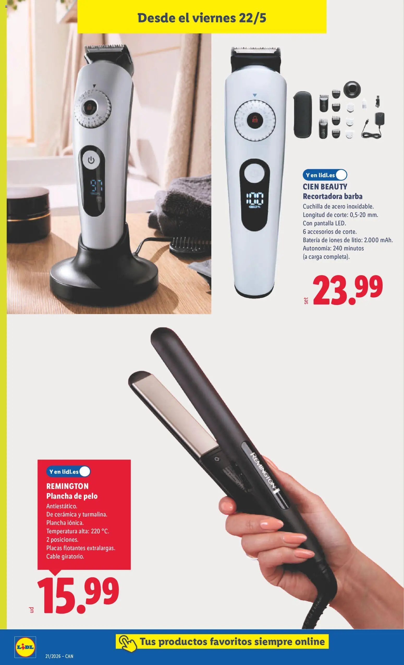 Lidl folleto de bazar