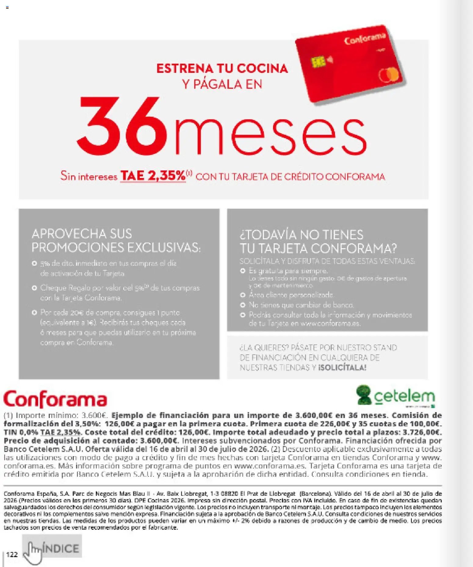 Conforama folleto