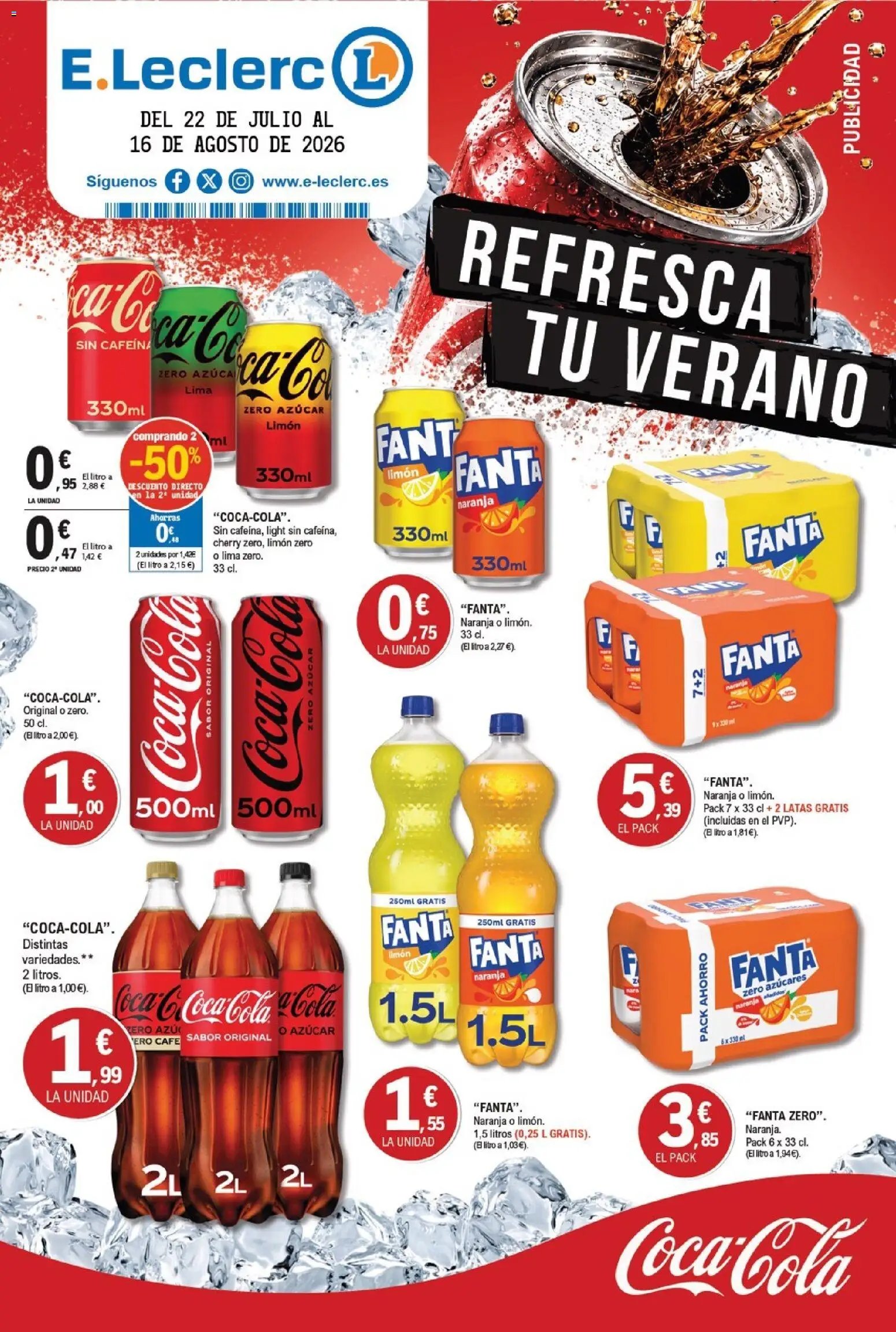 E.Leclerc Refresca tu verano