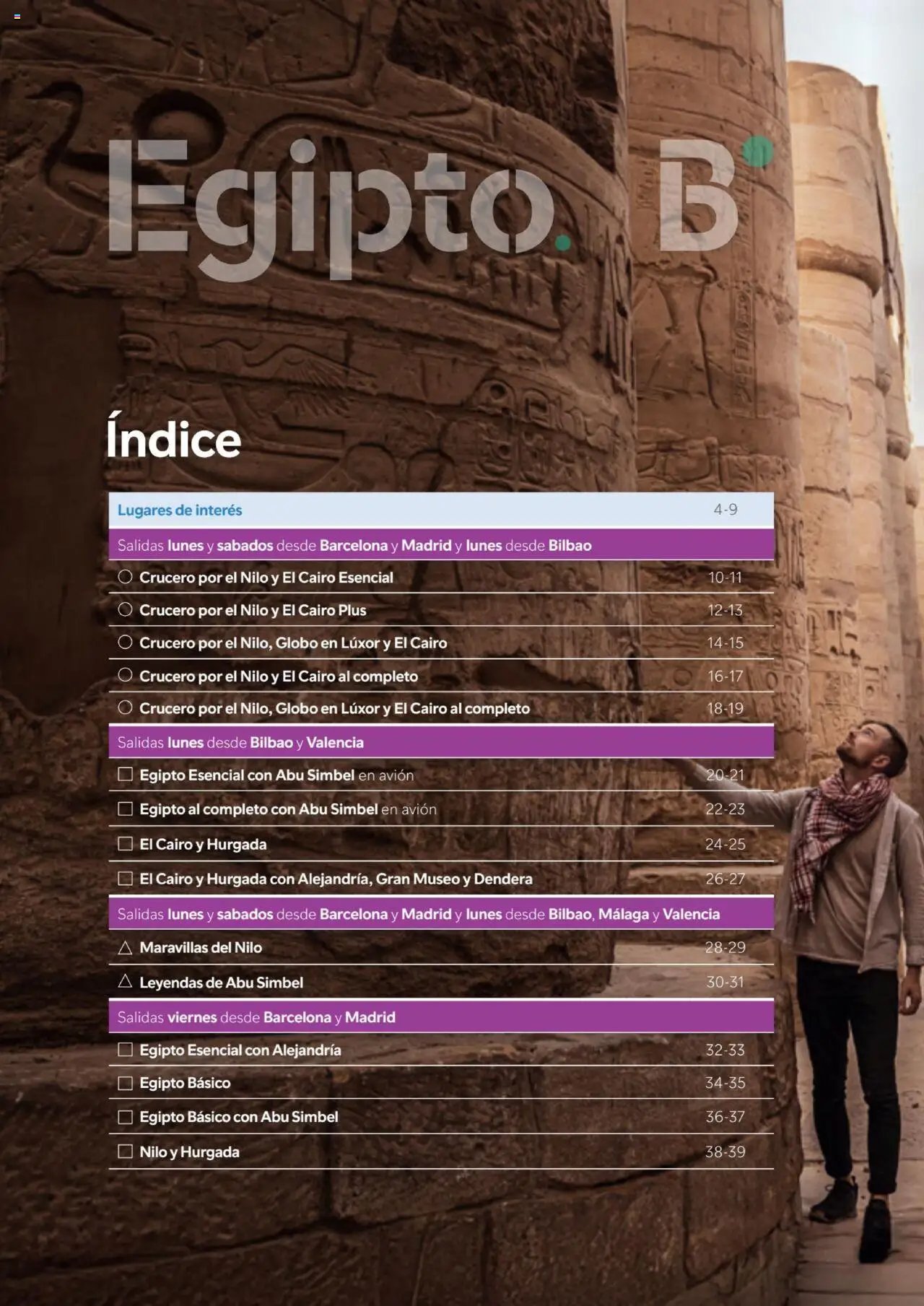 B the travel brand Egipto