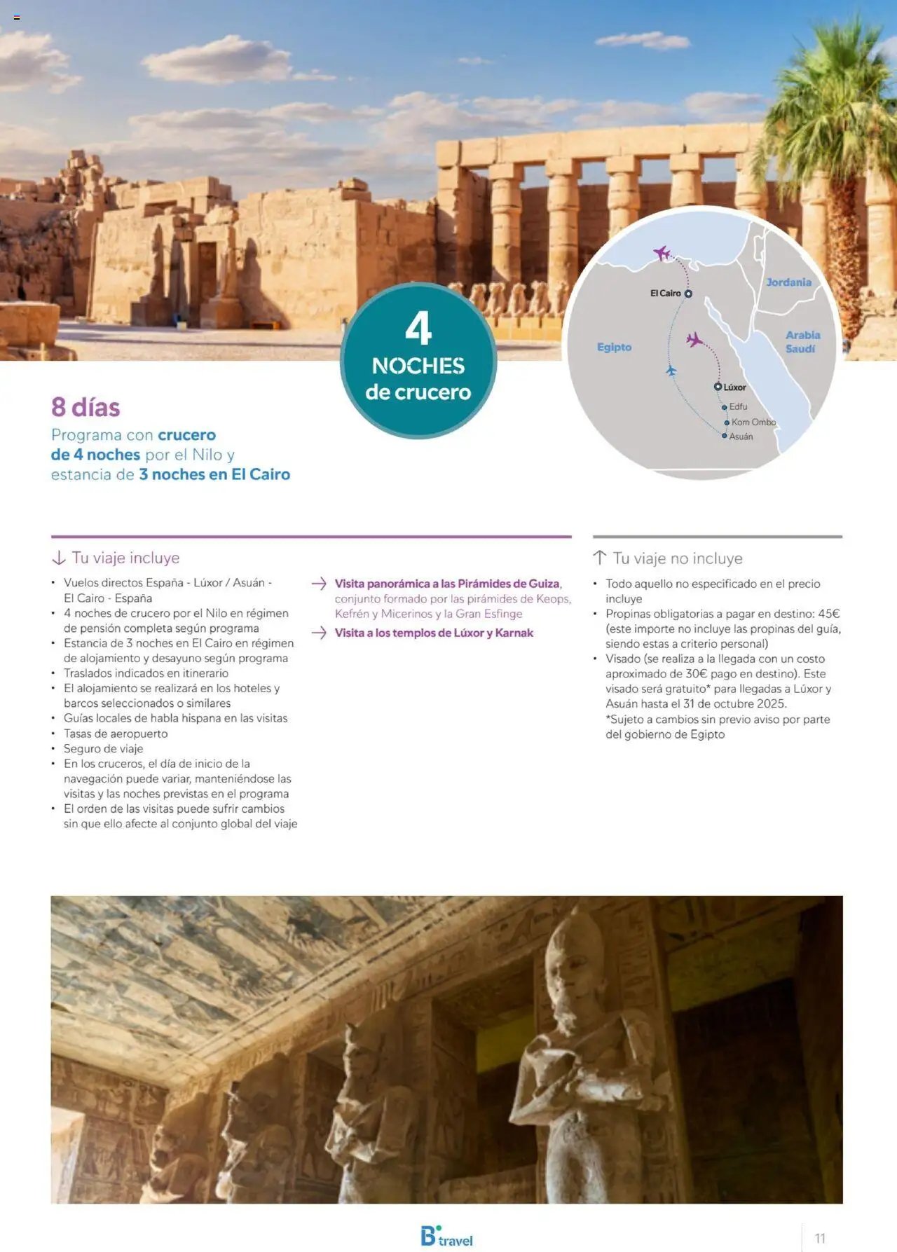 B the travel brand Egipto