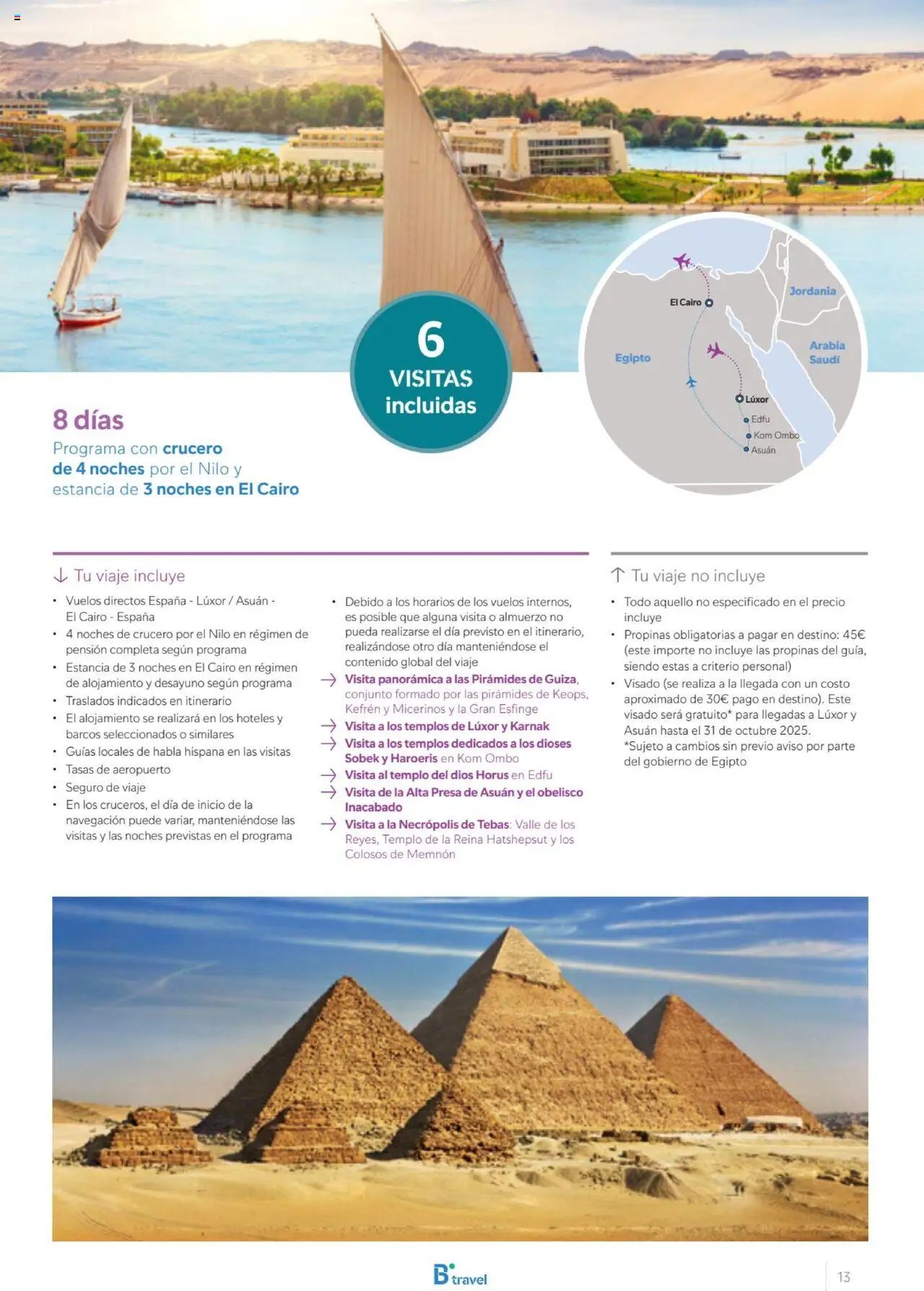 B the travel brand Egipto