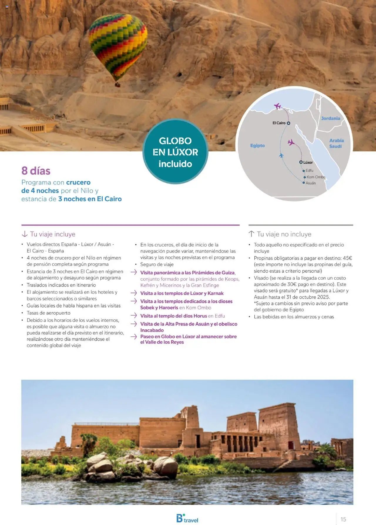 B the travel brand Egipto