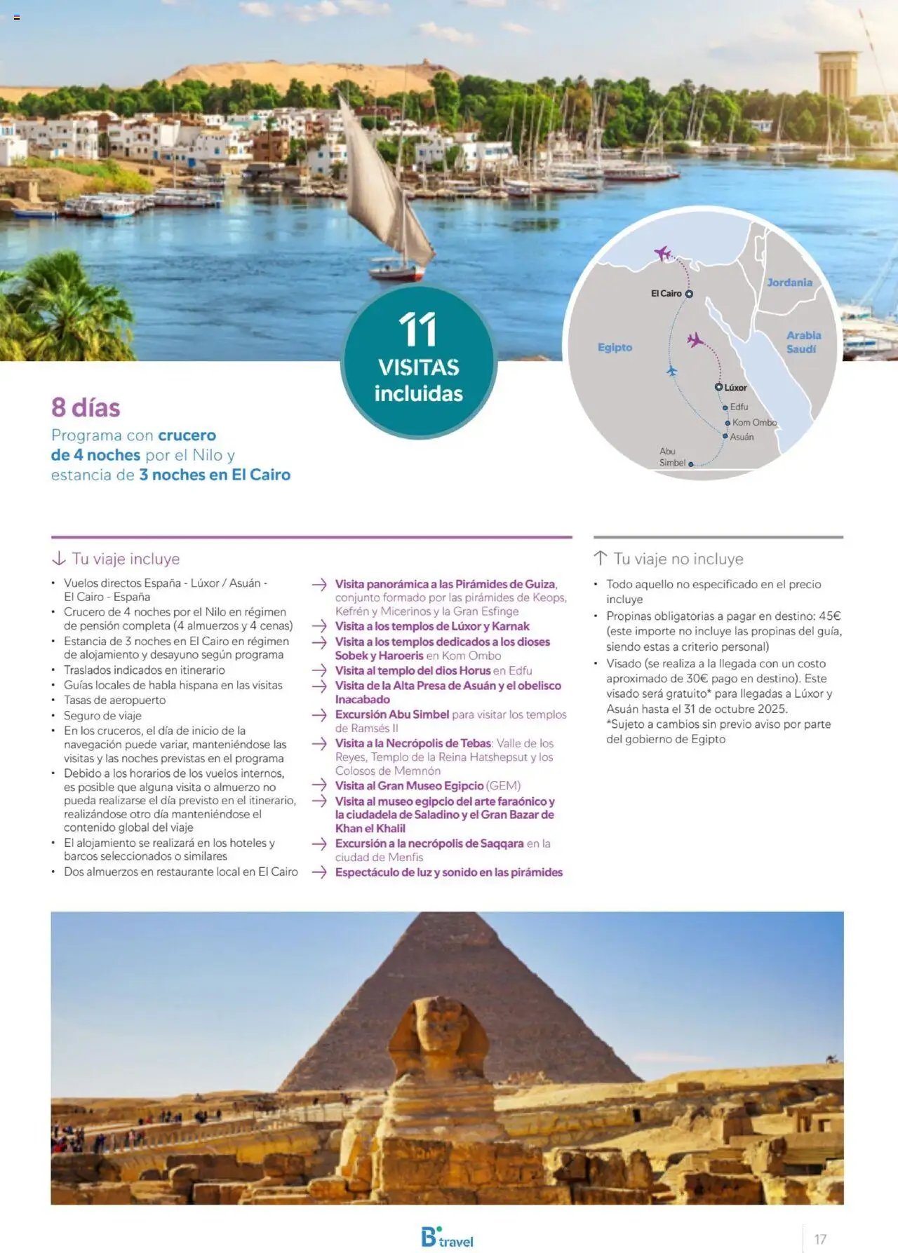 B the travel brand Egipto