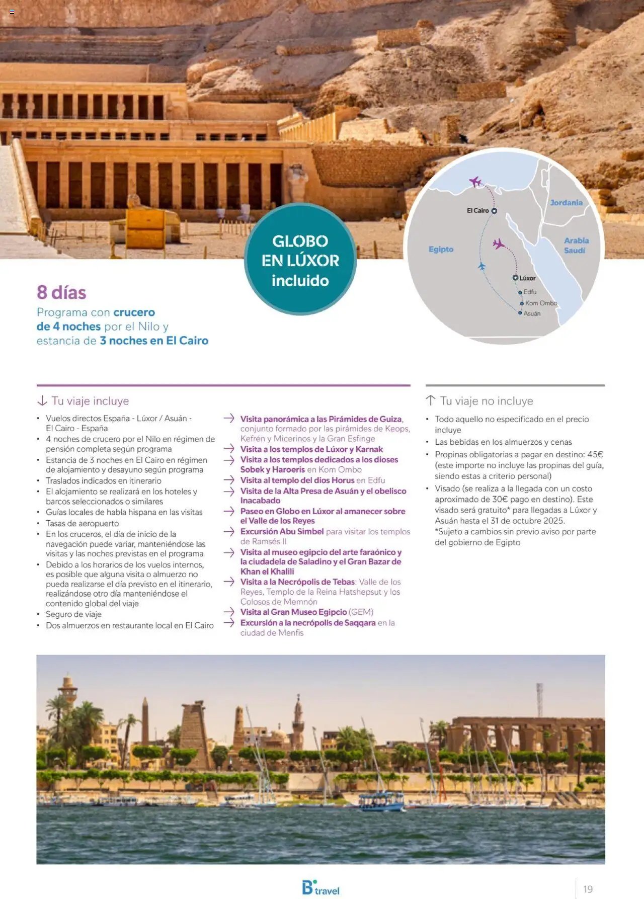 B the travel brand Egipto