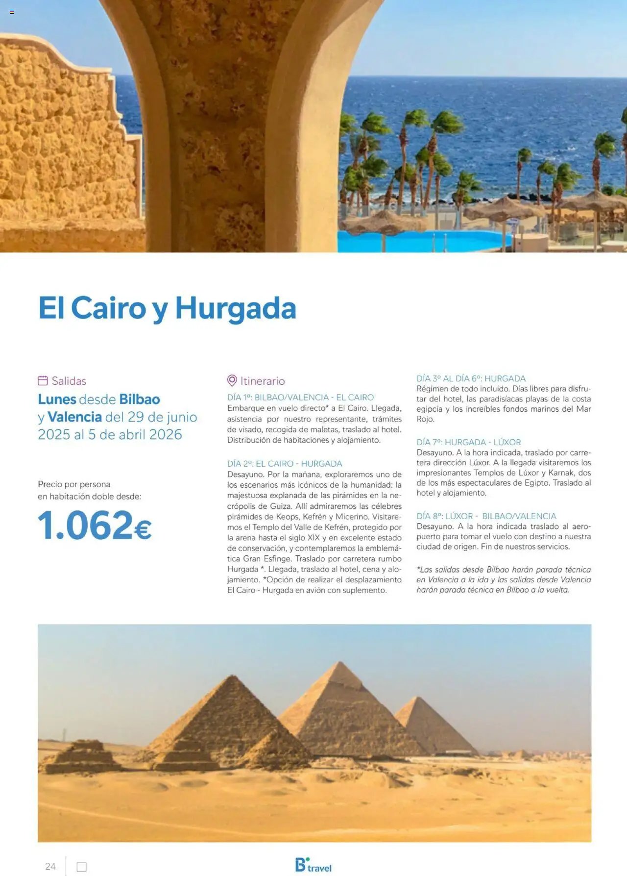 B the travel brand Egipto