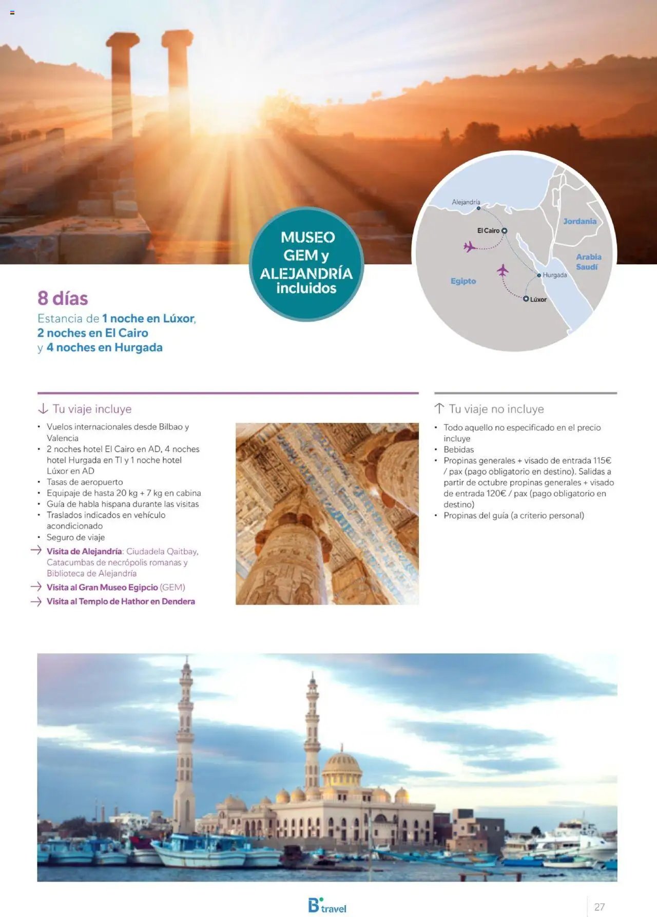 B the travel brand Egipto