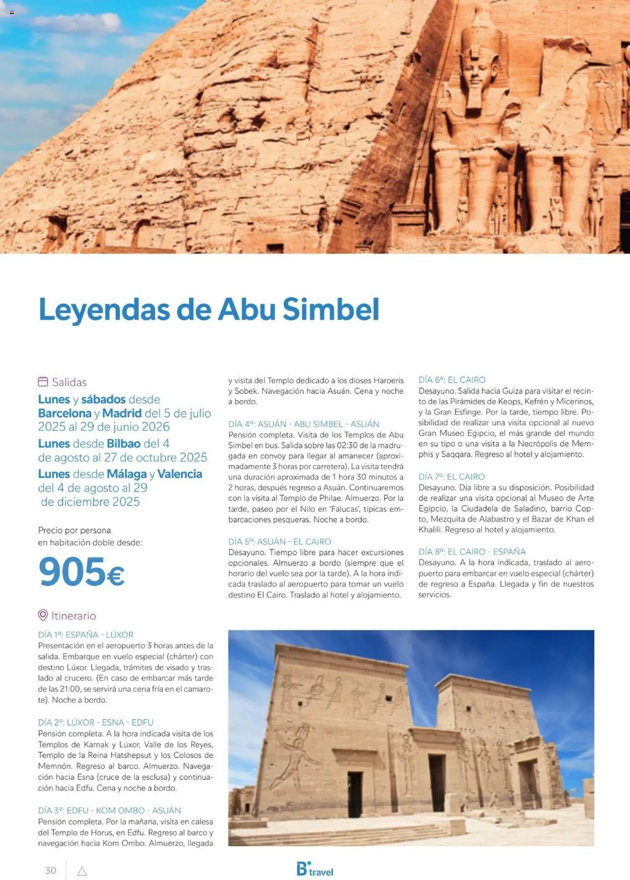 B the travel brand Egipto