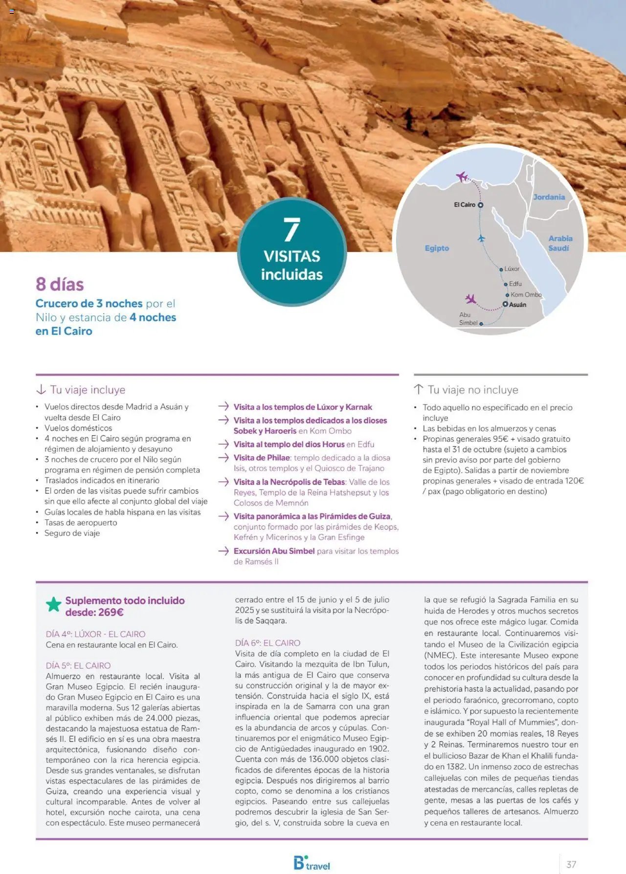 B the travel brand Egipto