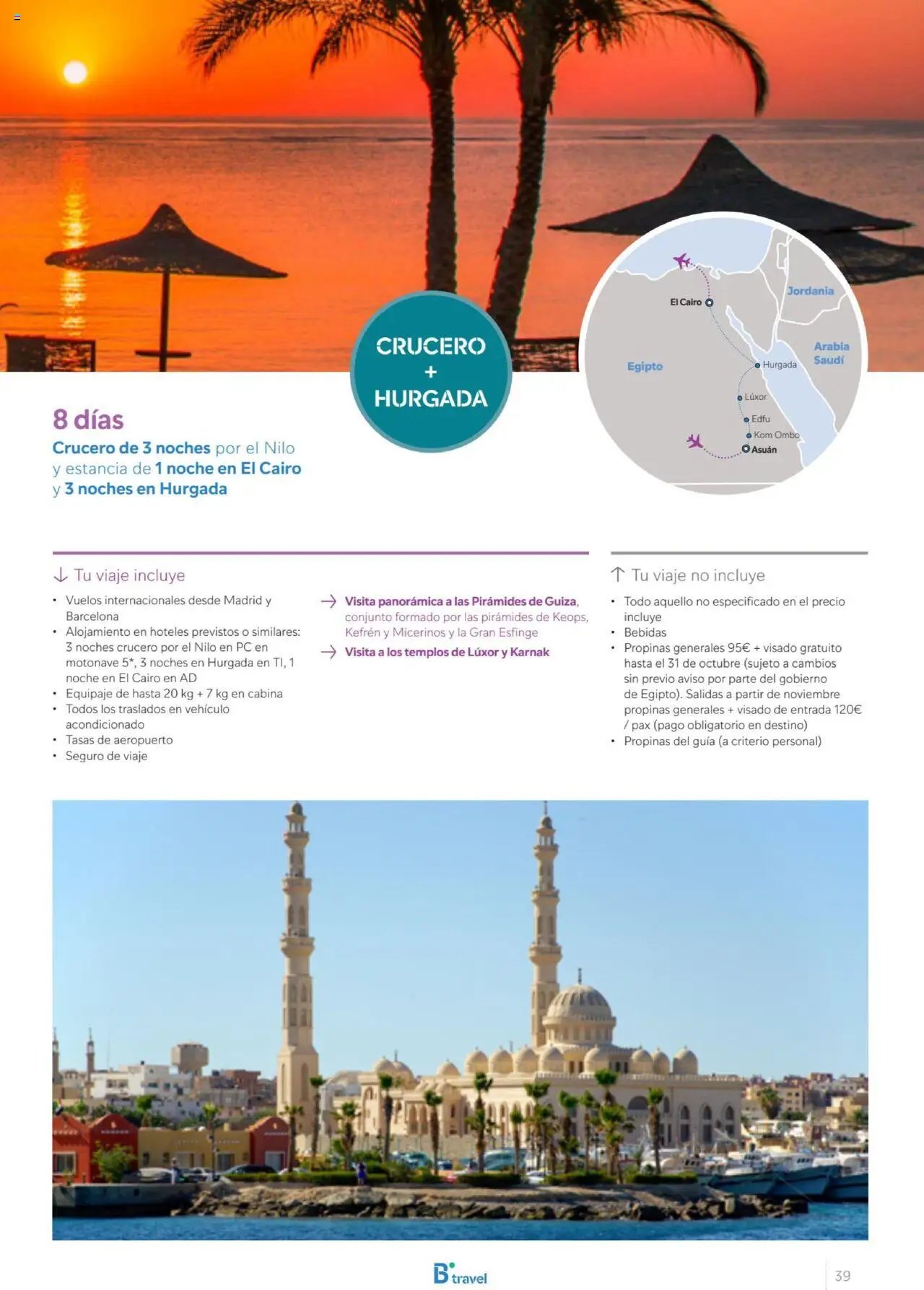 B the travel brand Egipto