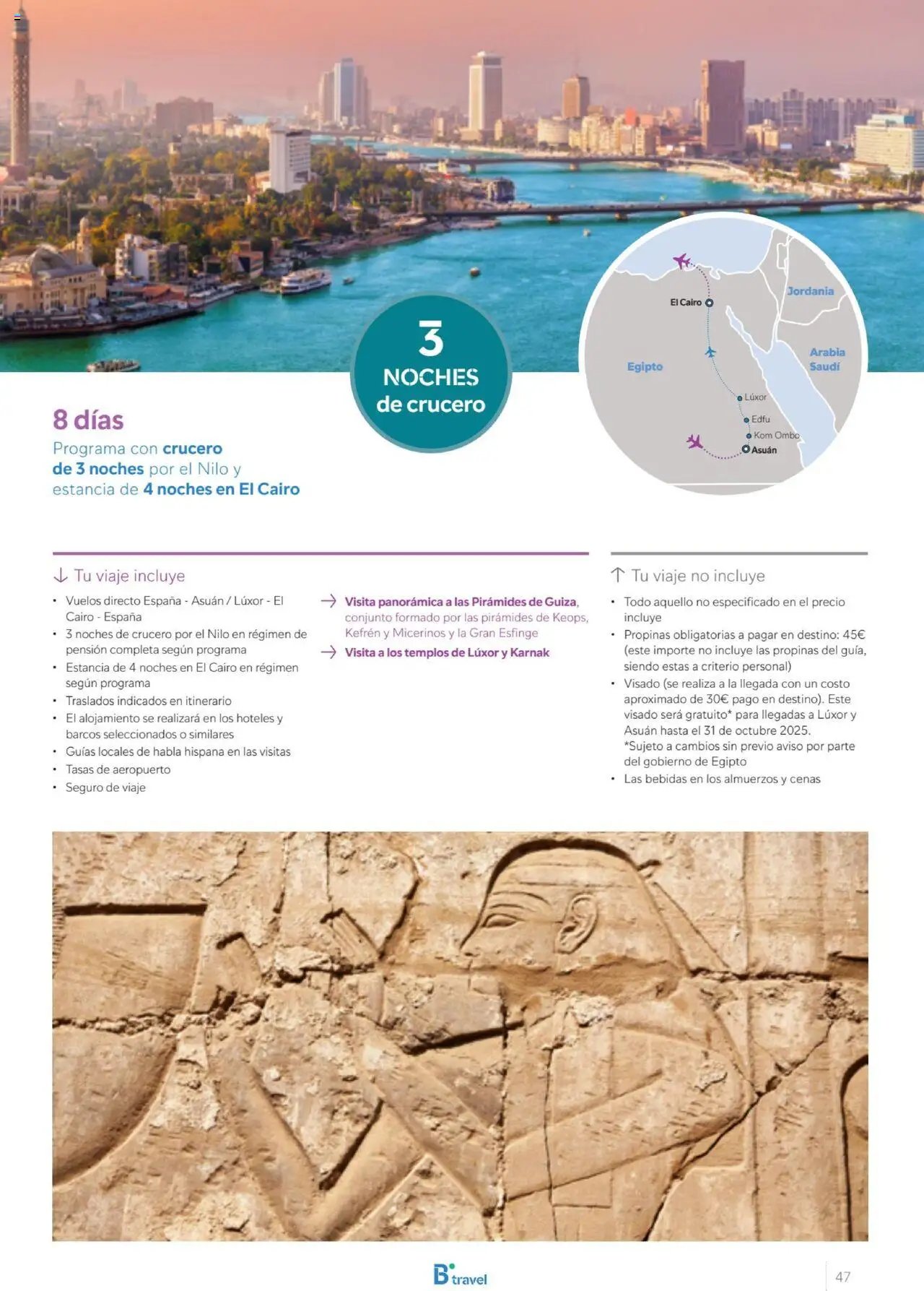 B the travel brand Egipto