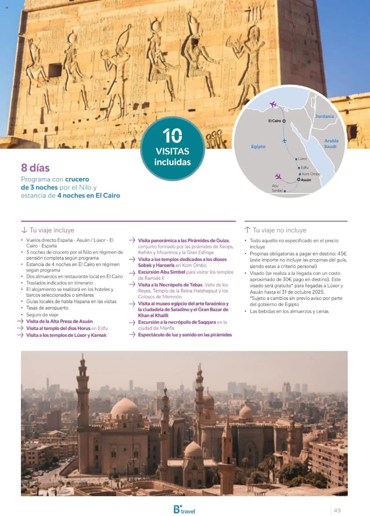 B the travel brand Egipto