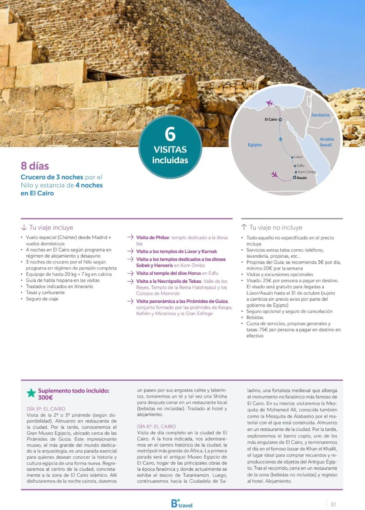 B the travel brand Egipto