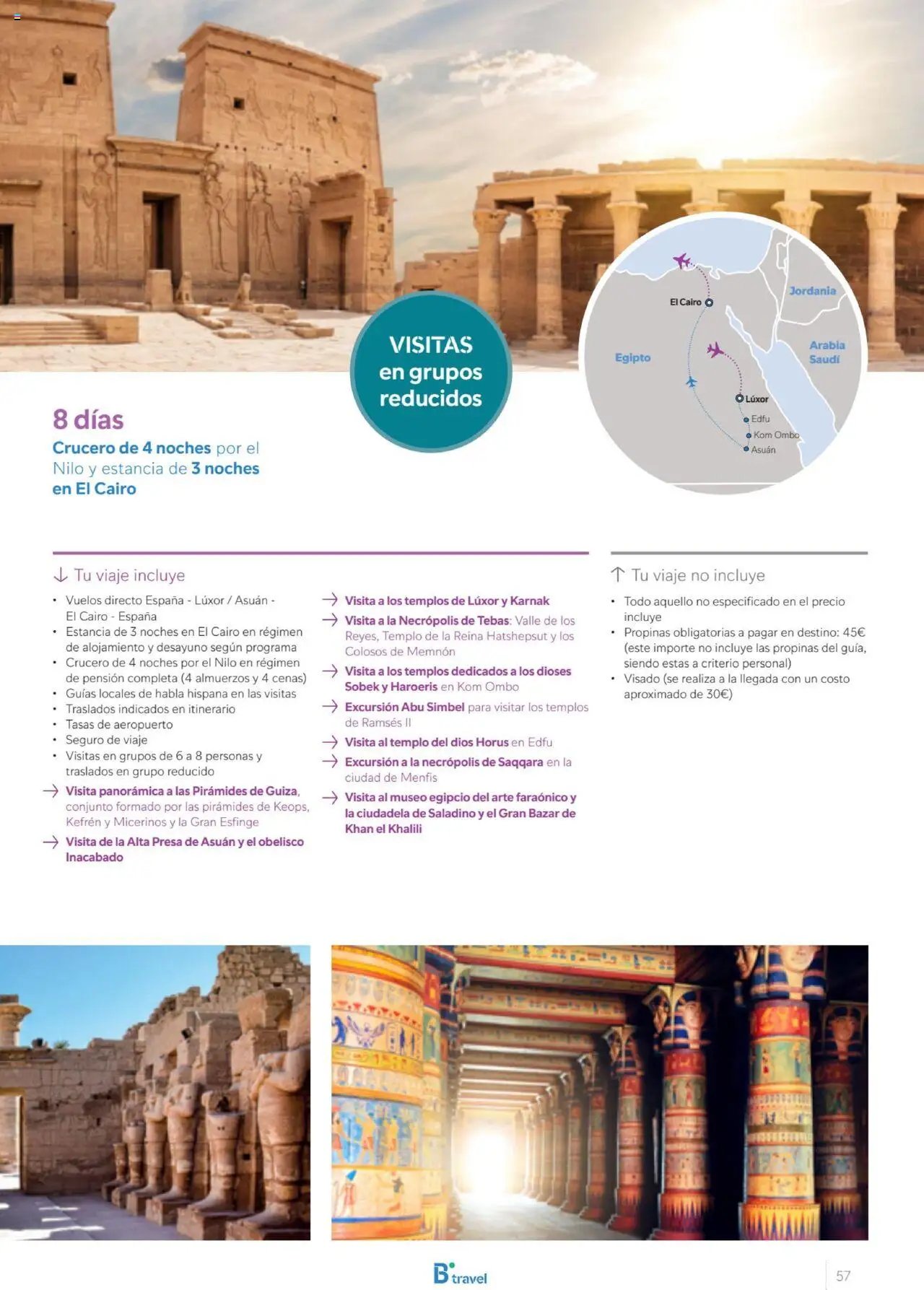 B the travel brand Egipto