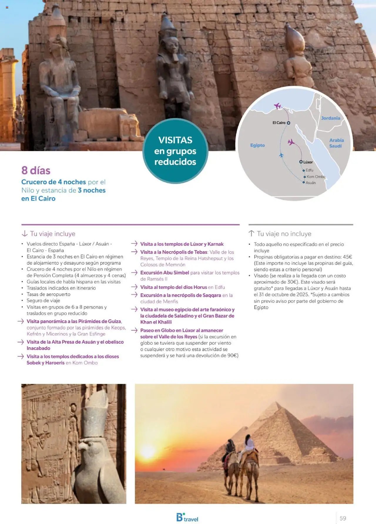 B the travel brand Egipto