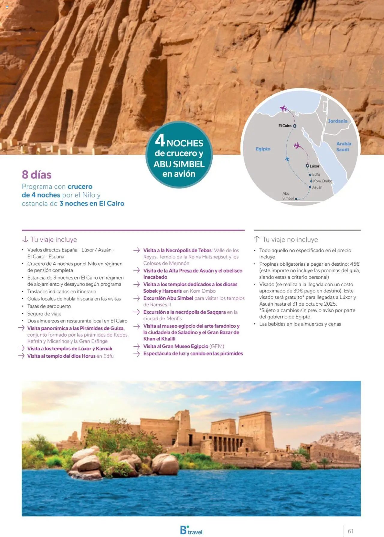 B the travel brand Egipto