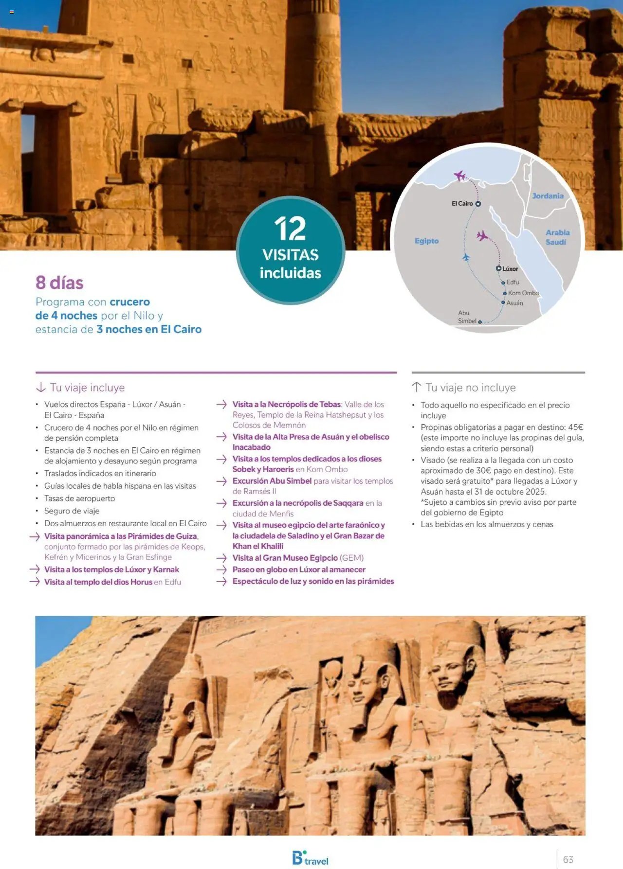 B the travel brand Egipto