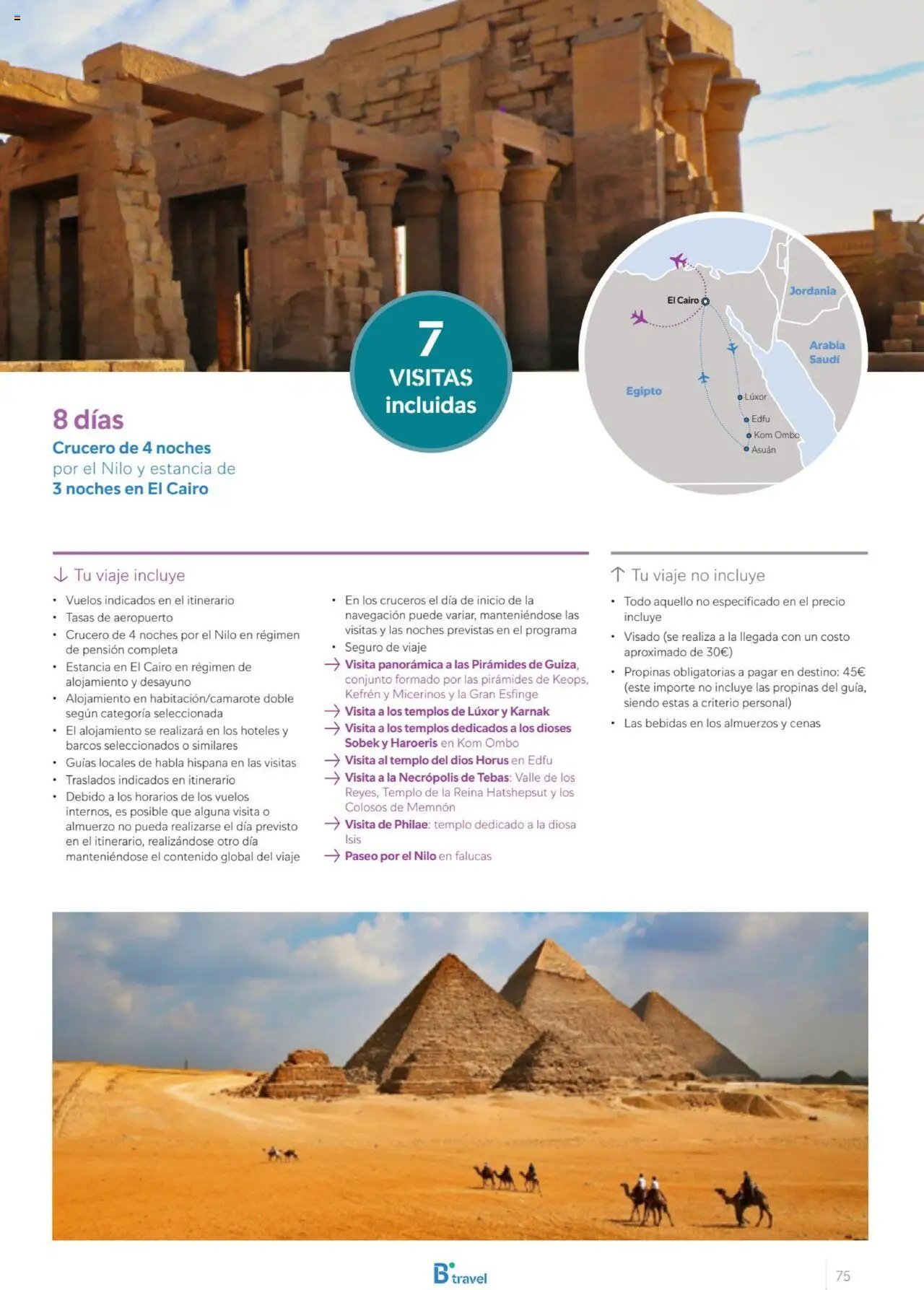 B the travel brand Egipto