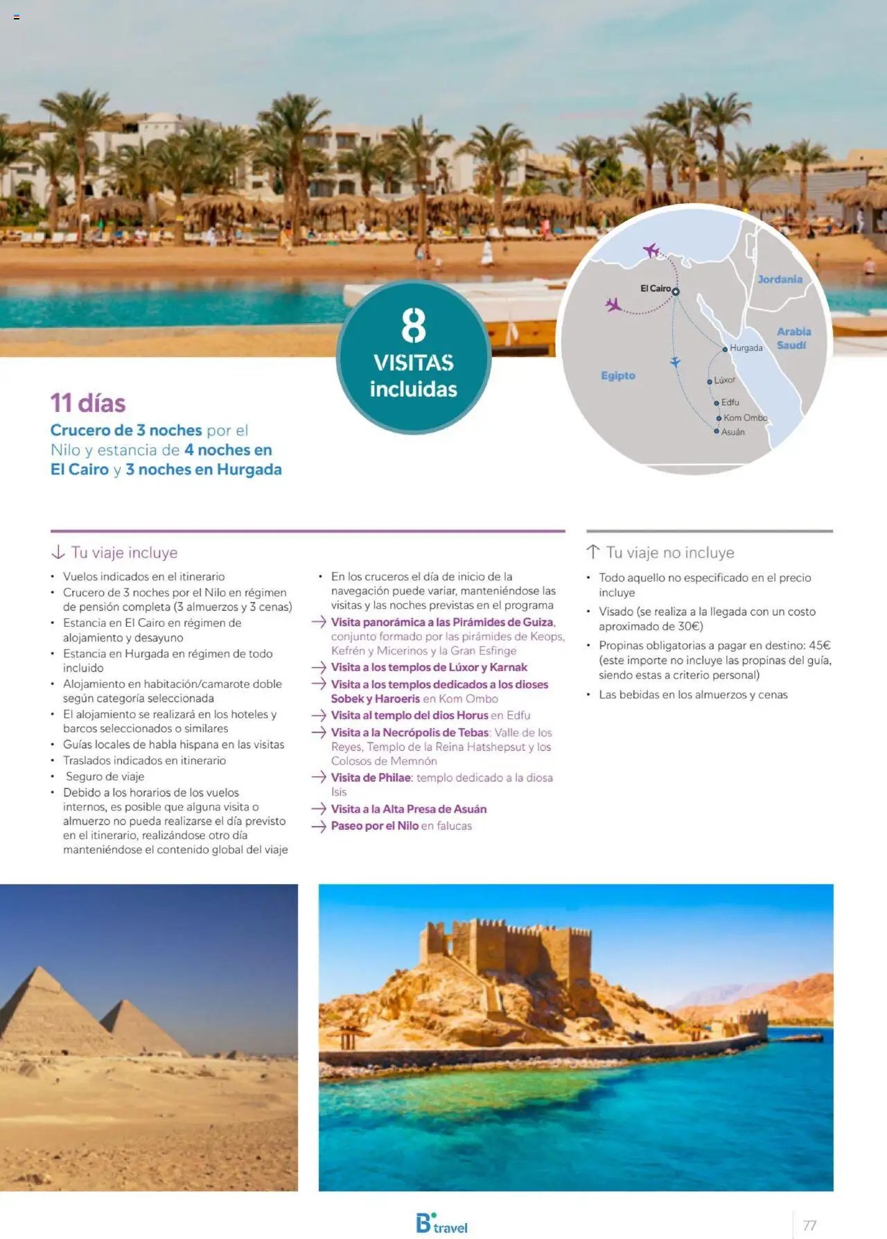 B the travel brand Egipto