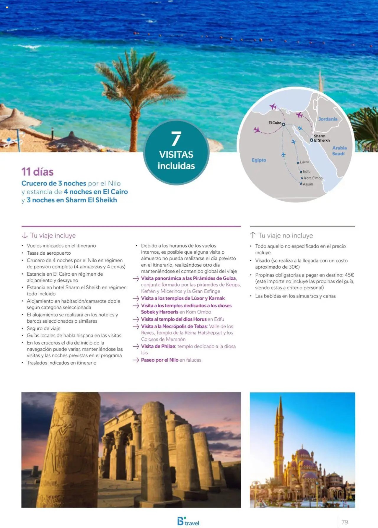 B the travel brand Egipto