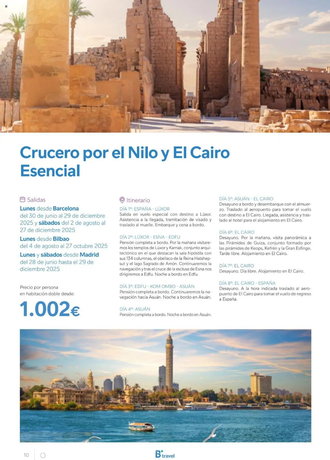 B the travel brand Egipto