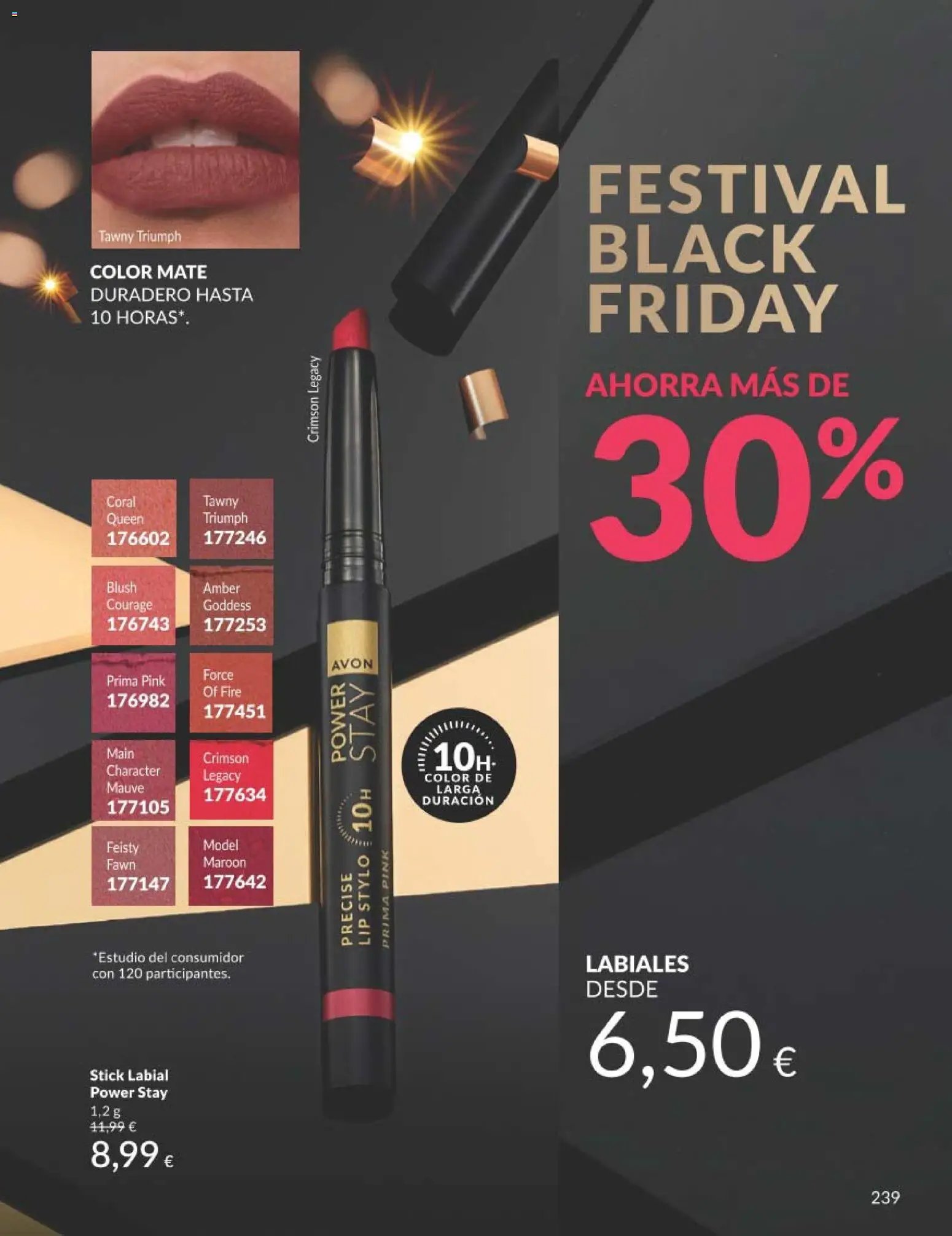 Catálogo AVON campaña 11 Black Friday
