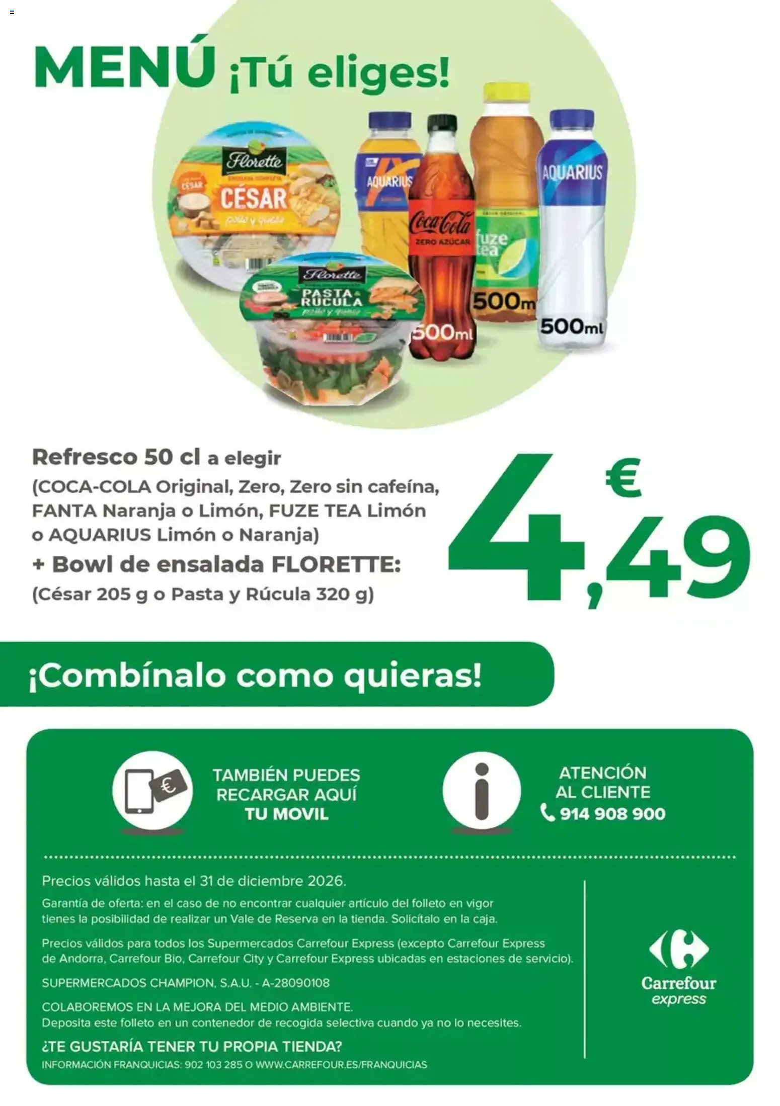 Carrefour Express folleto