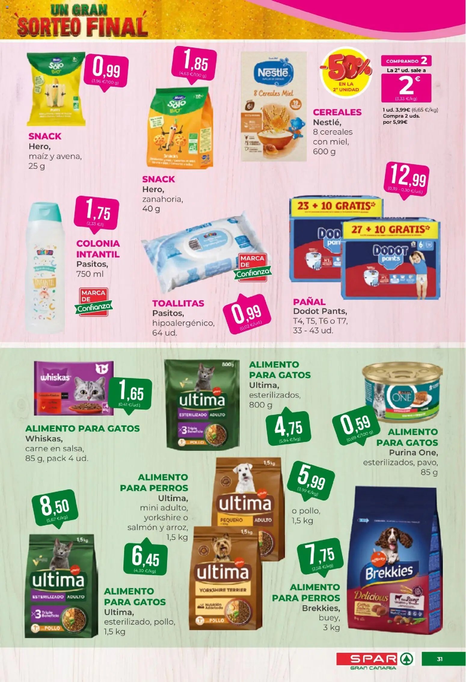 Spar - folleto