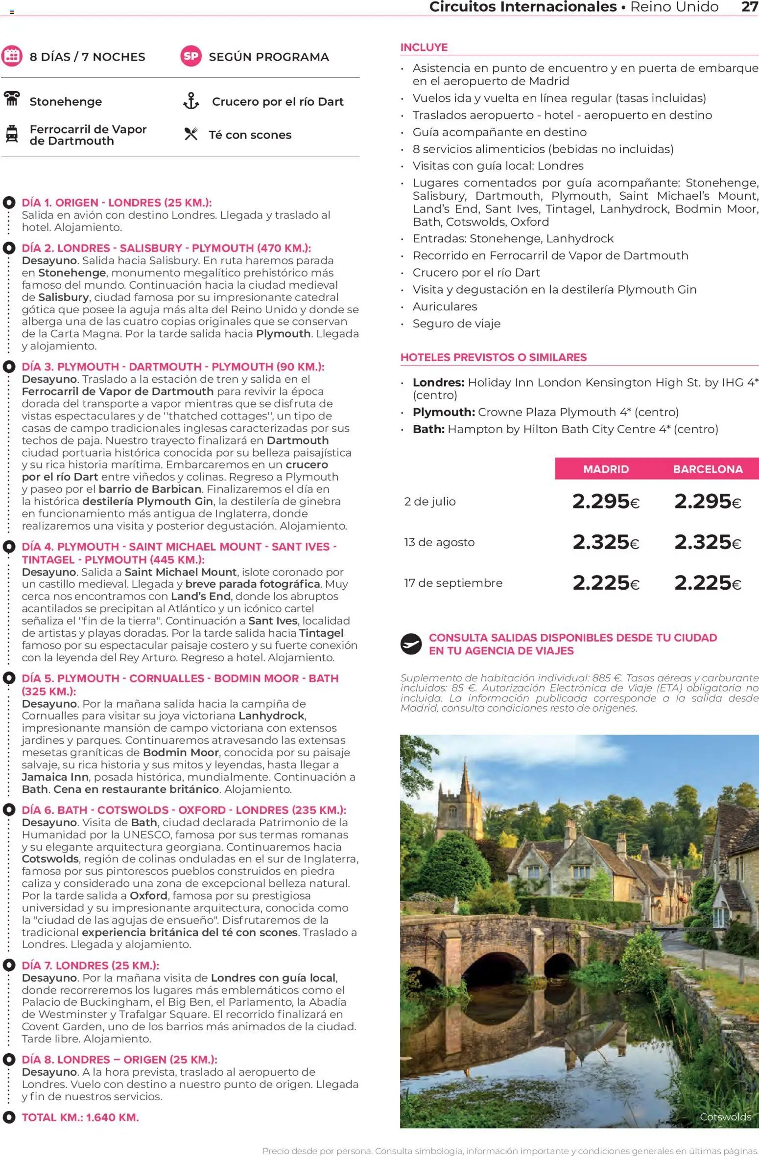 Viajes El Corte Inglés Circuitos exclusivos