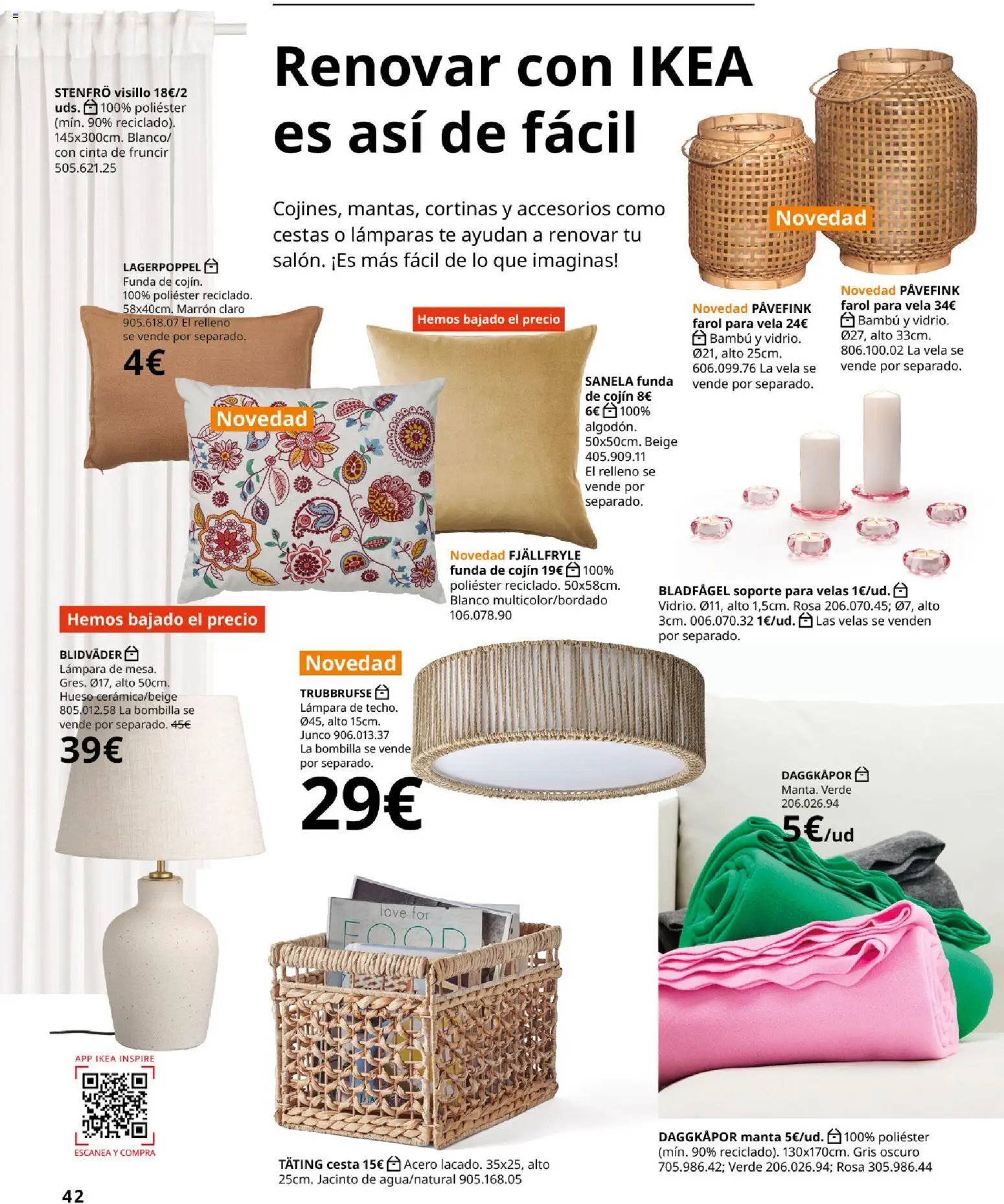 Catálogo IKEA Accesorios y decoración