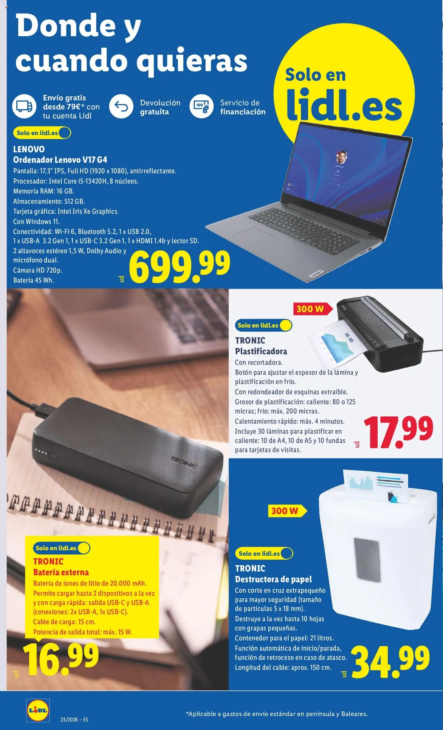 Lidl folleto de bazar Illes Balears