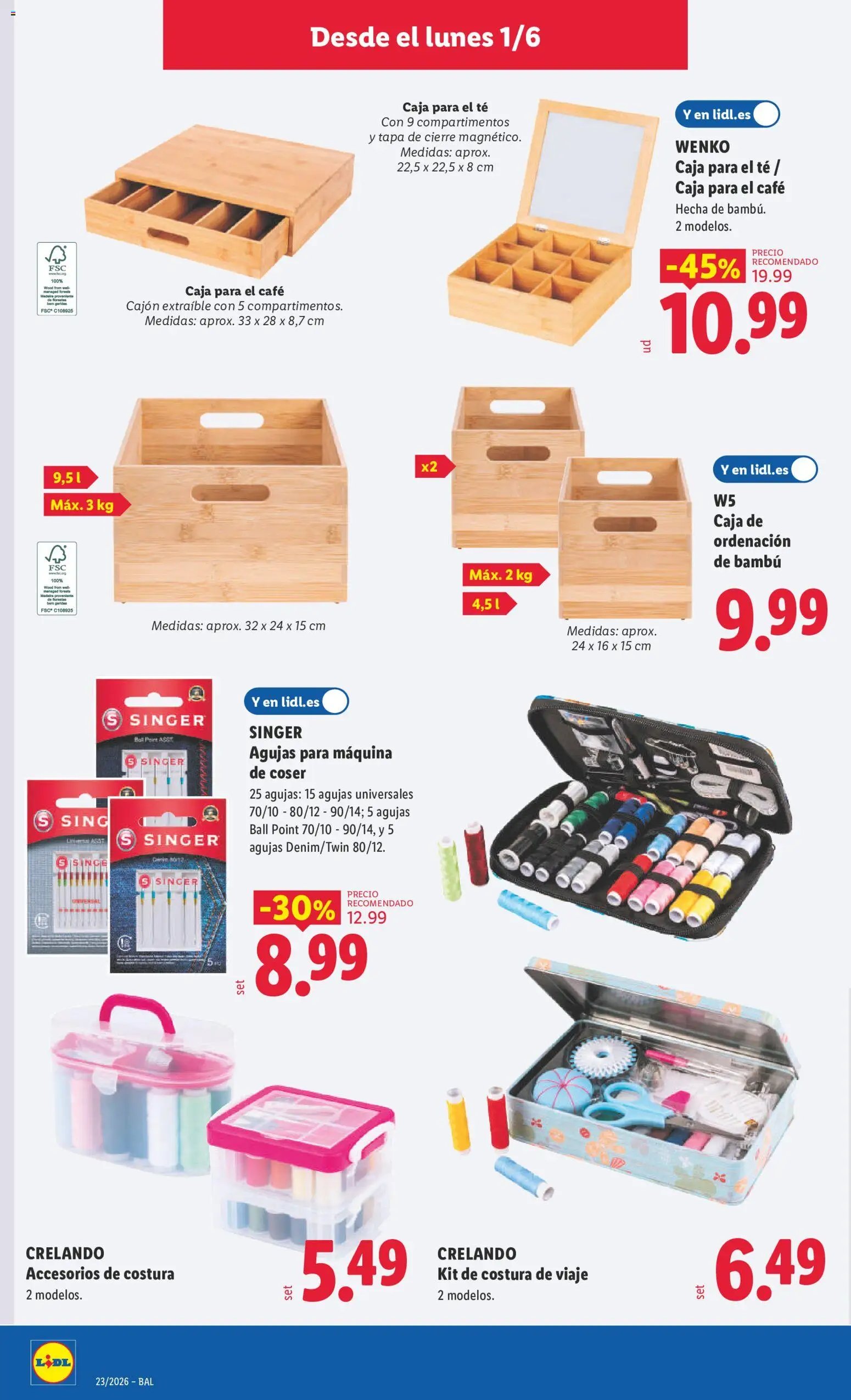 Lidl folleto de bazar Illes Balears