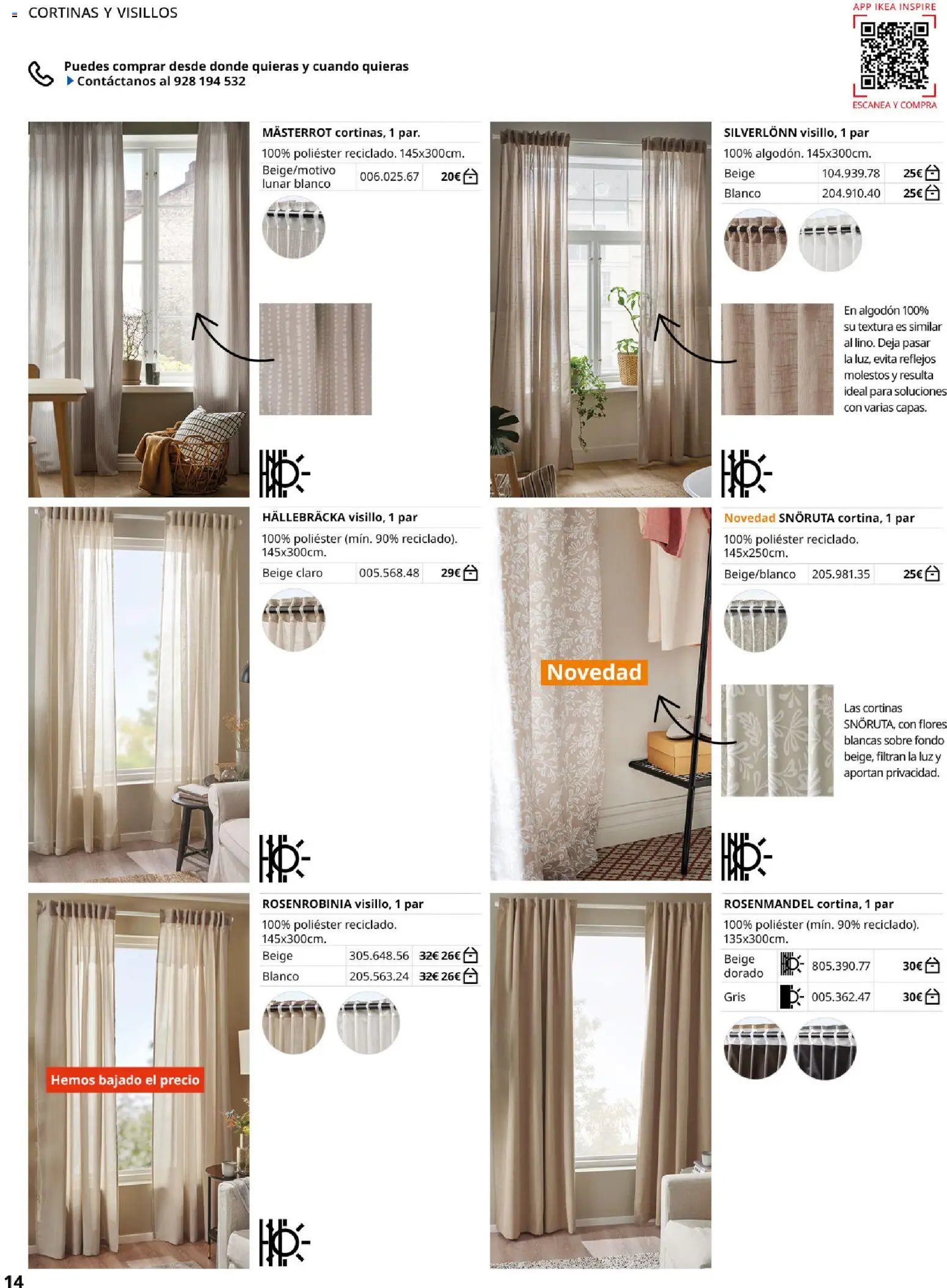 Catálogo IKEA Cortinas
