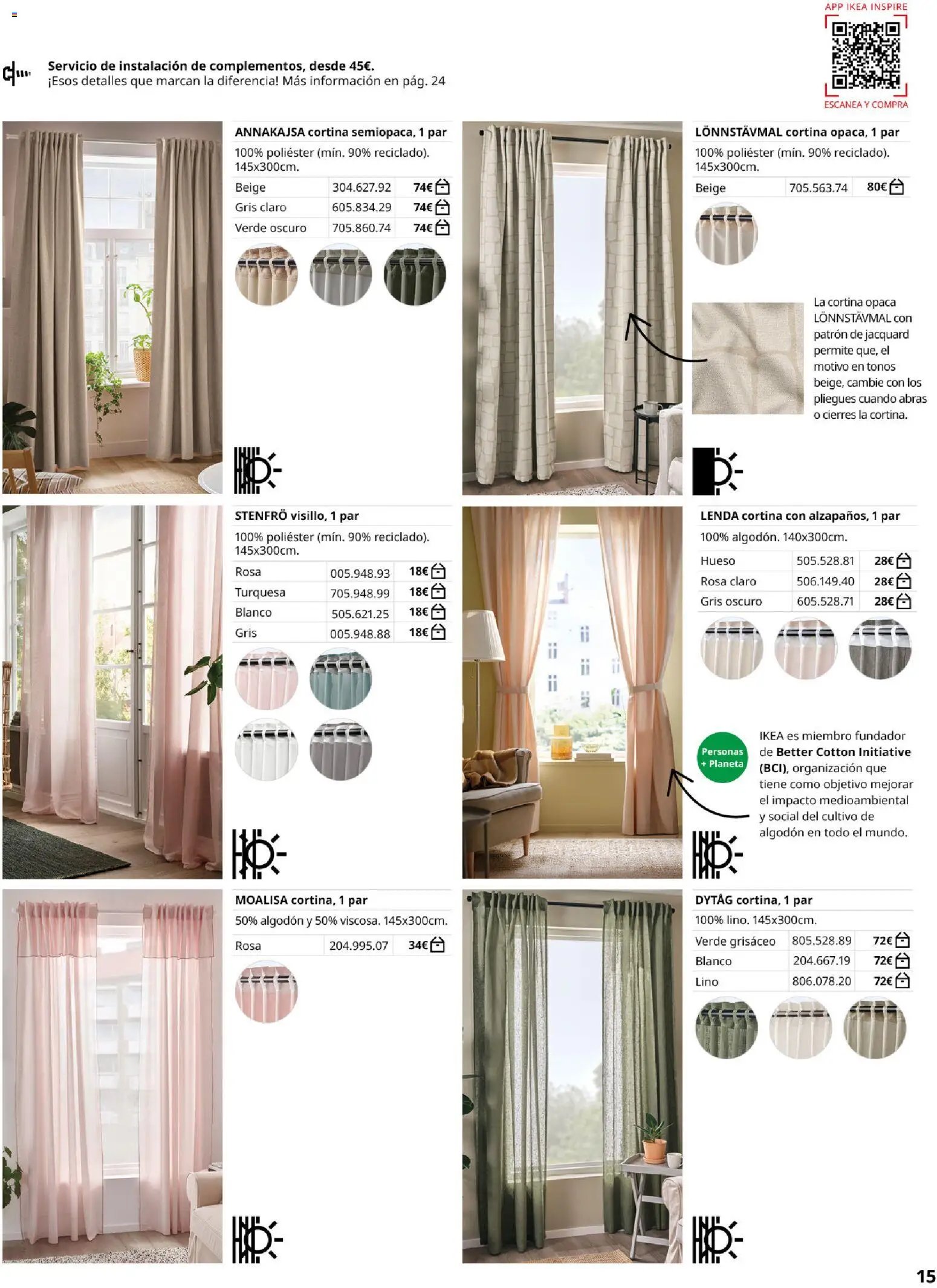 Catálogo IKEA Cortinas