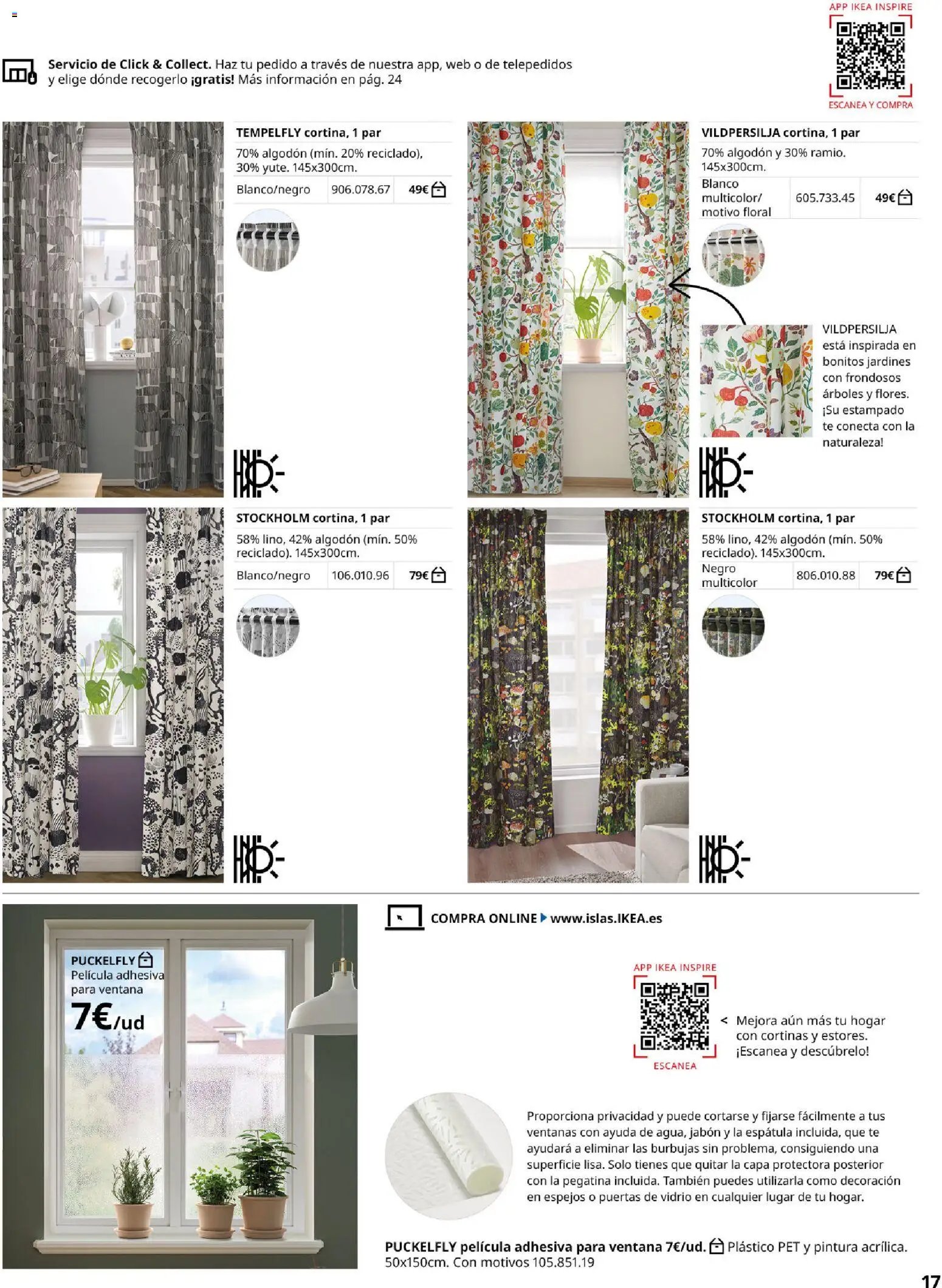 Catálogo IKEA Cortinas