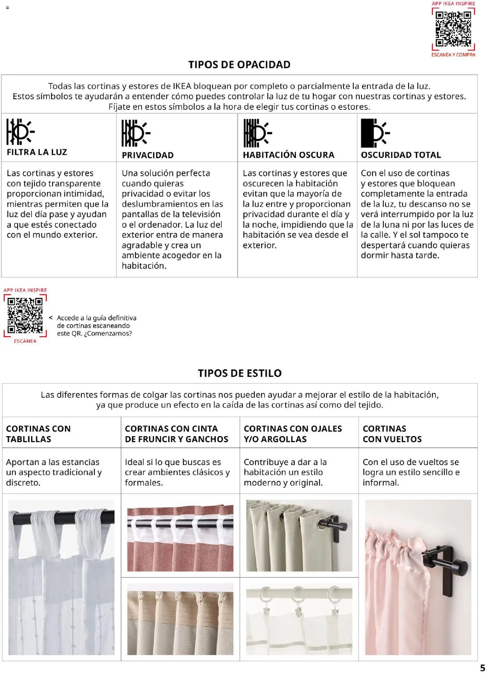 Catálogo IKEA Cortinas