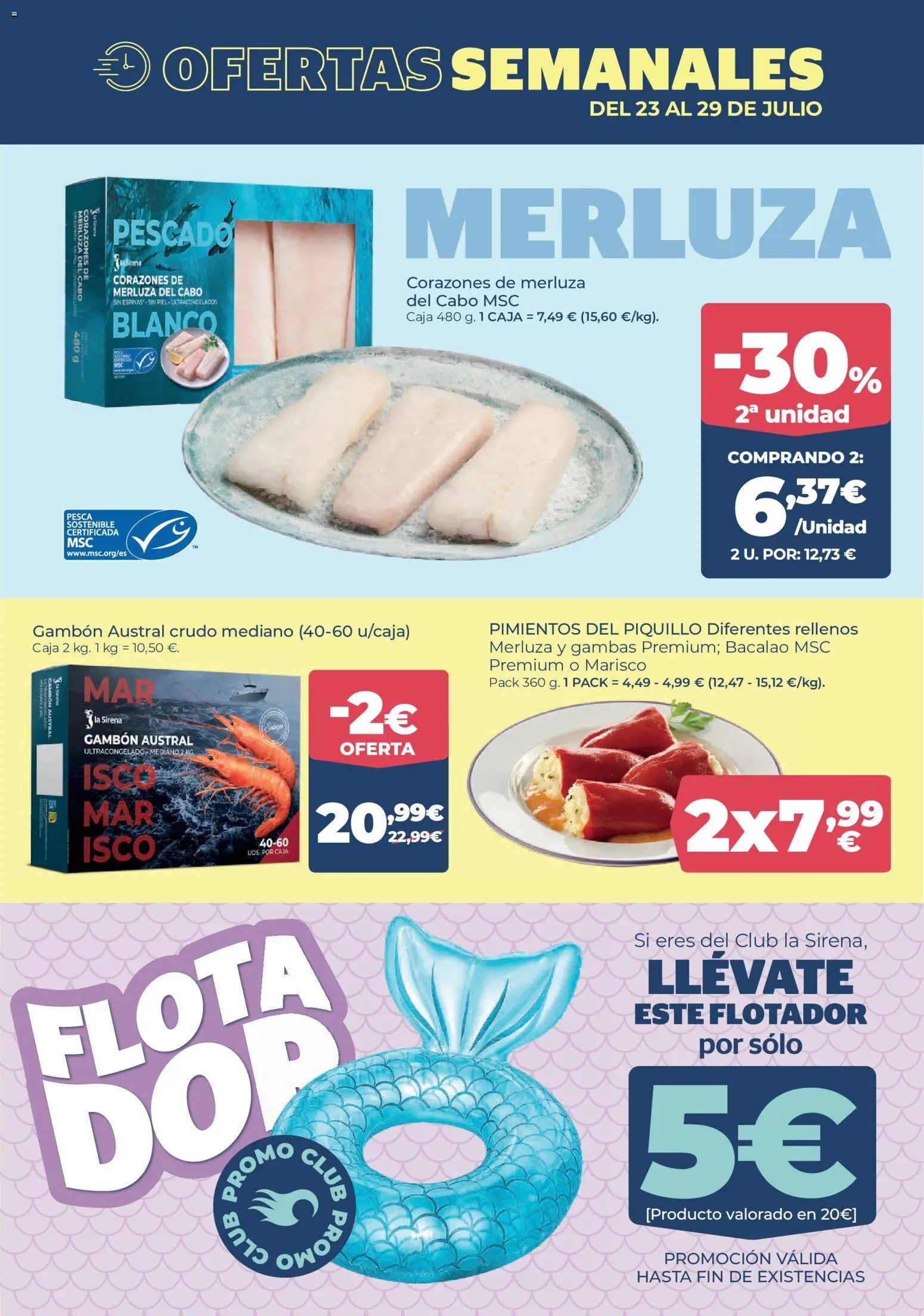 La Sirena folleto