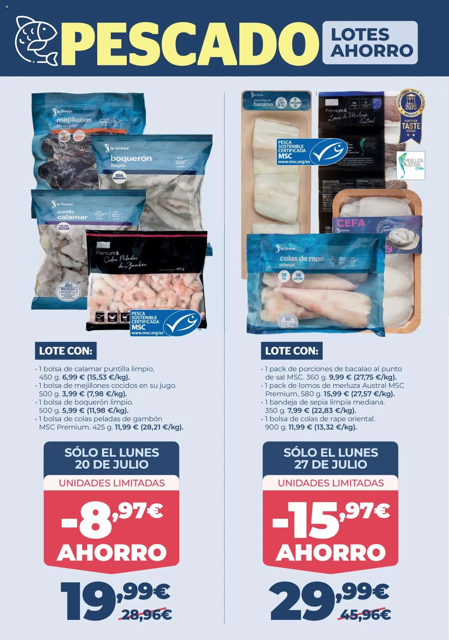 La Sirena folleto
