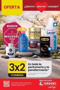 Eroski 3x2 En toda la perfumería y la parafarmacia