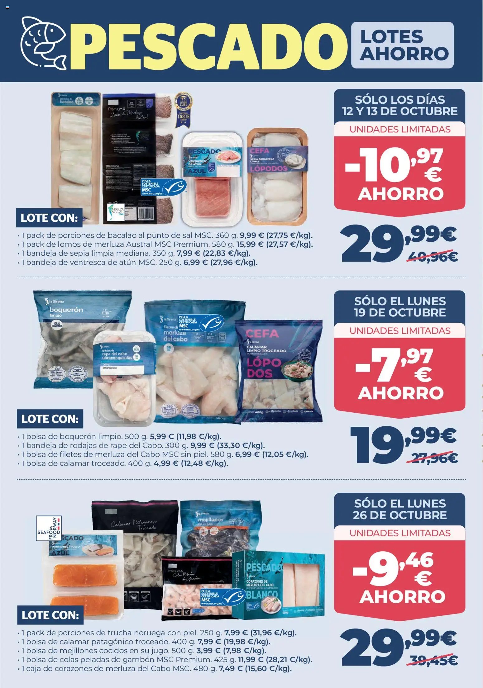 La Sirena folleto