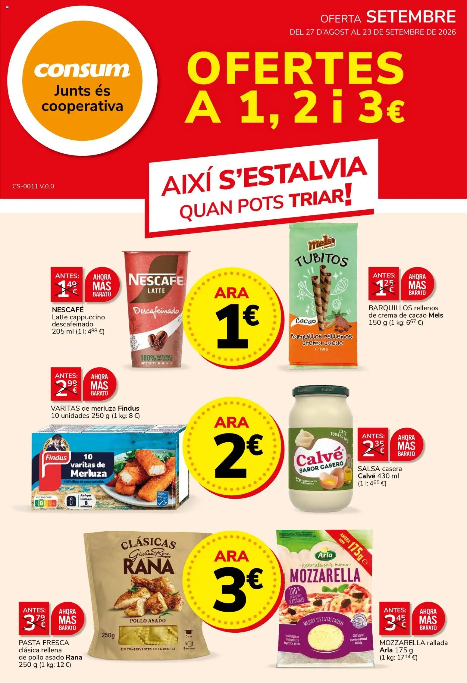 Consum folleto