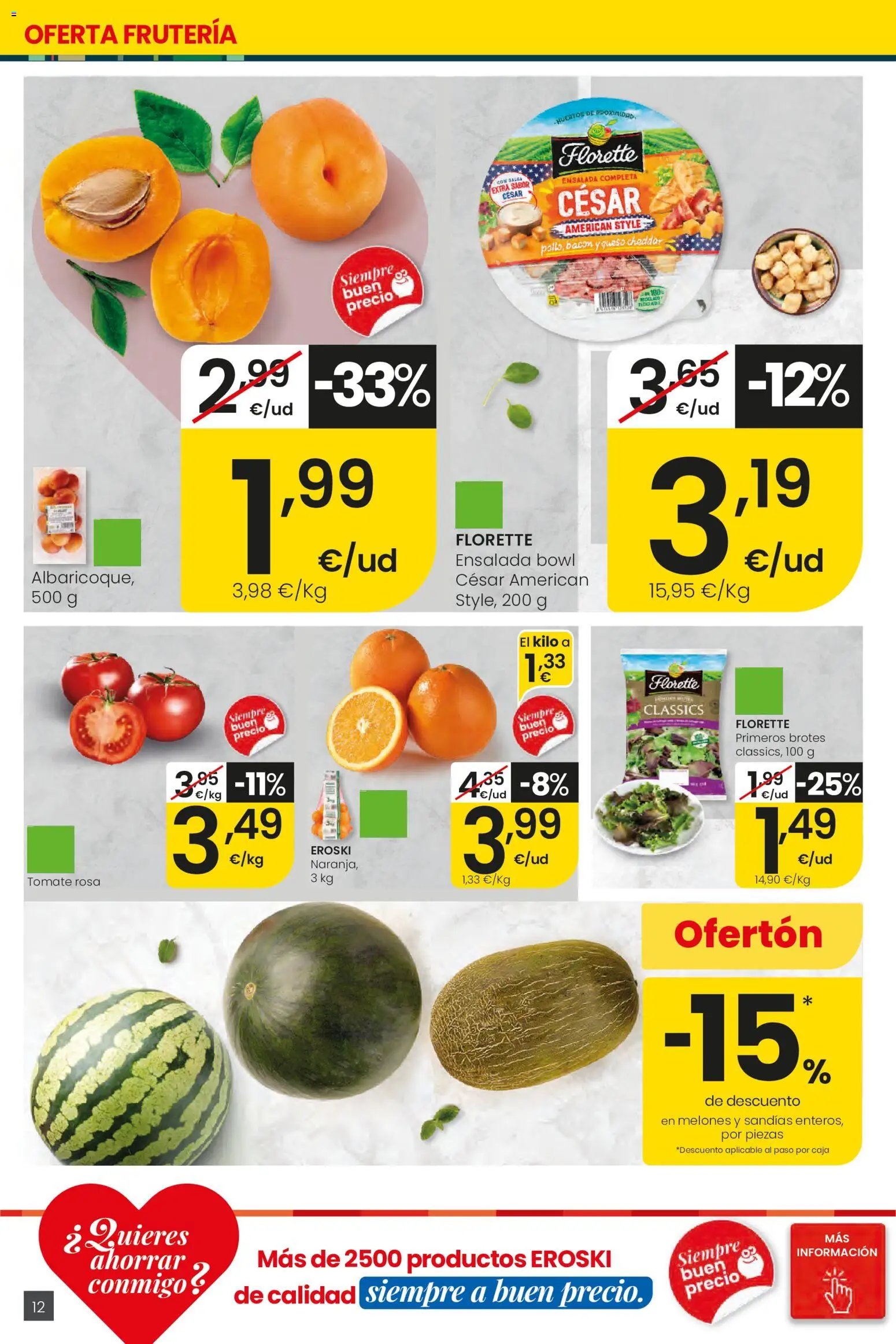 Eroski Ofertones de verano