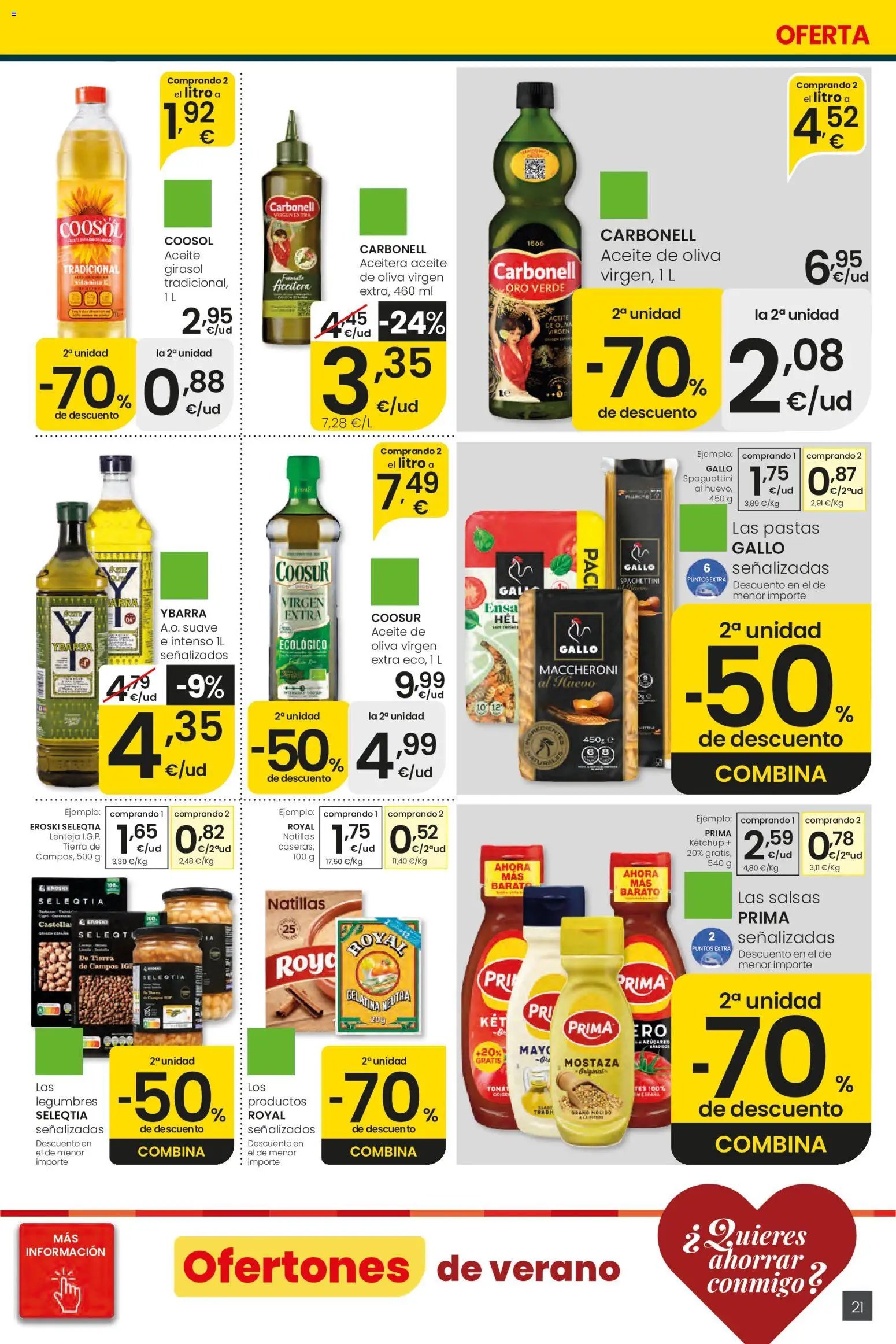 Eroski Ofertones de verano