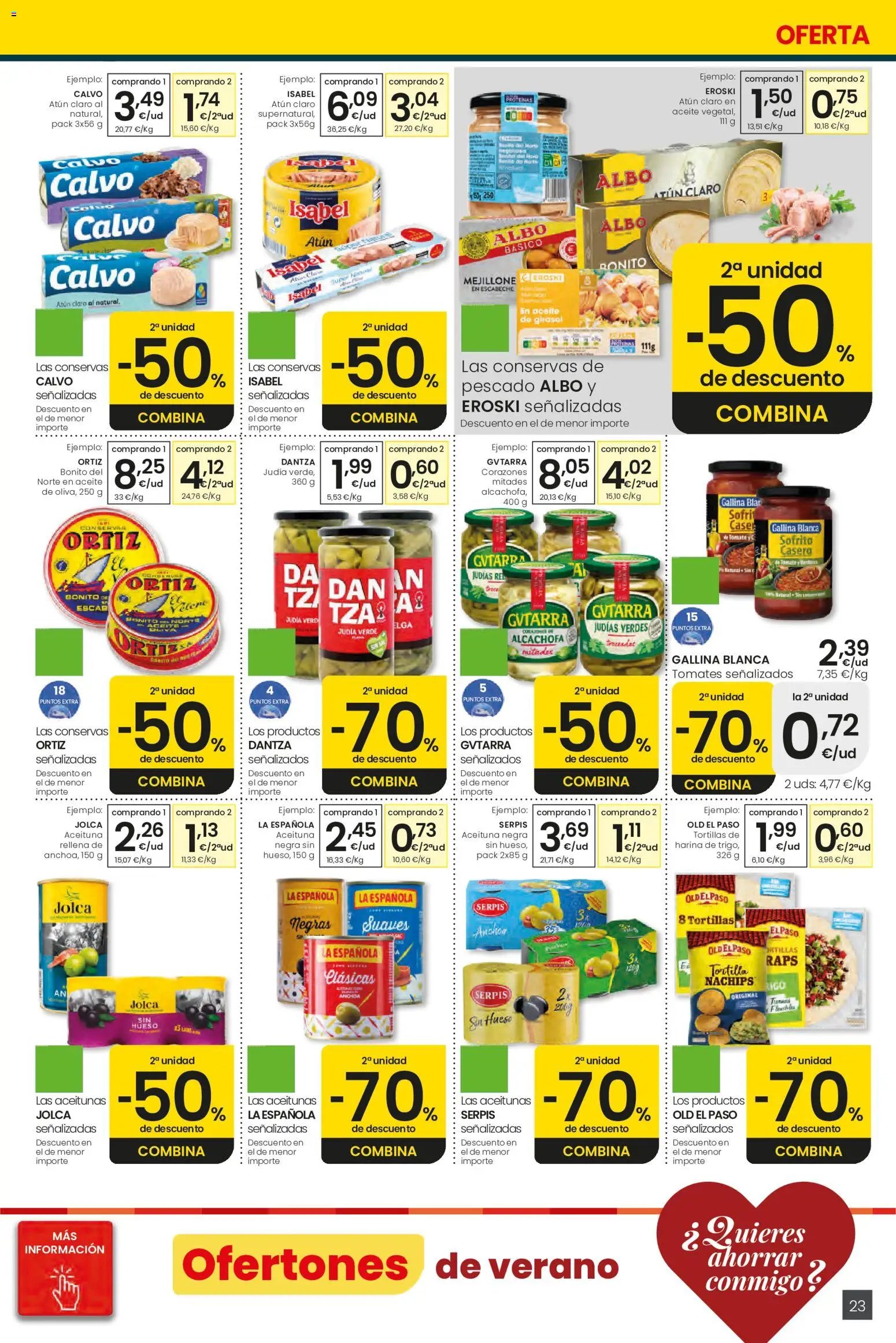 Eroski Ofertones de verano