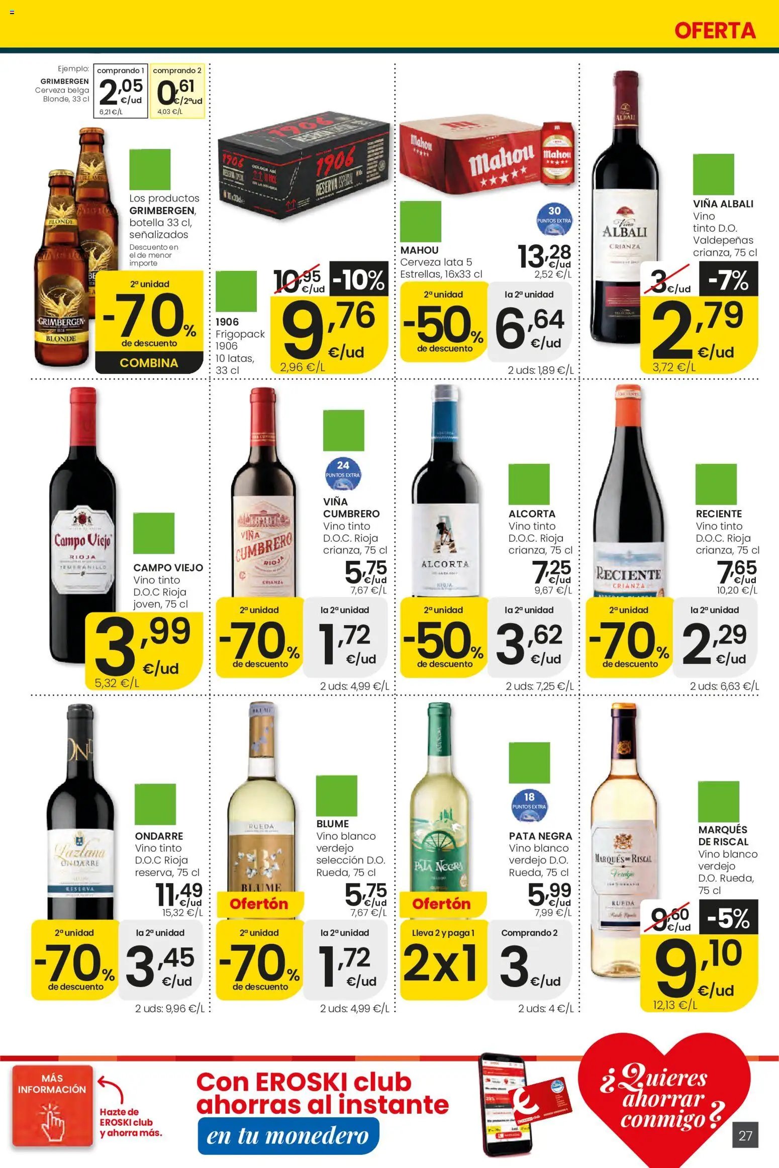 Eroski Ofertones de verano